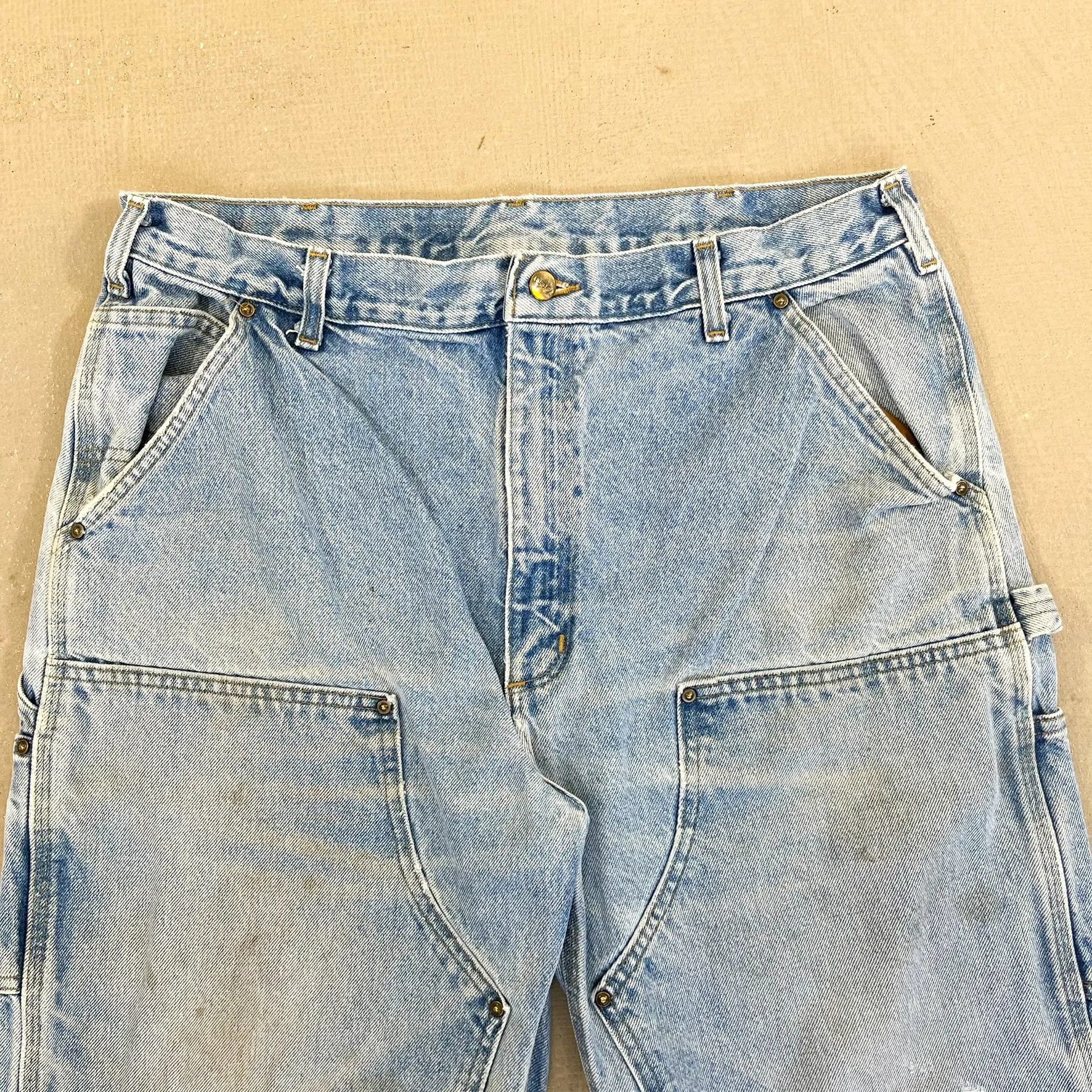 F- Carhartt Double Knee Denim Workwear Pants sold by HG Vintage product image thumbnail 3