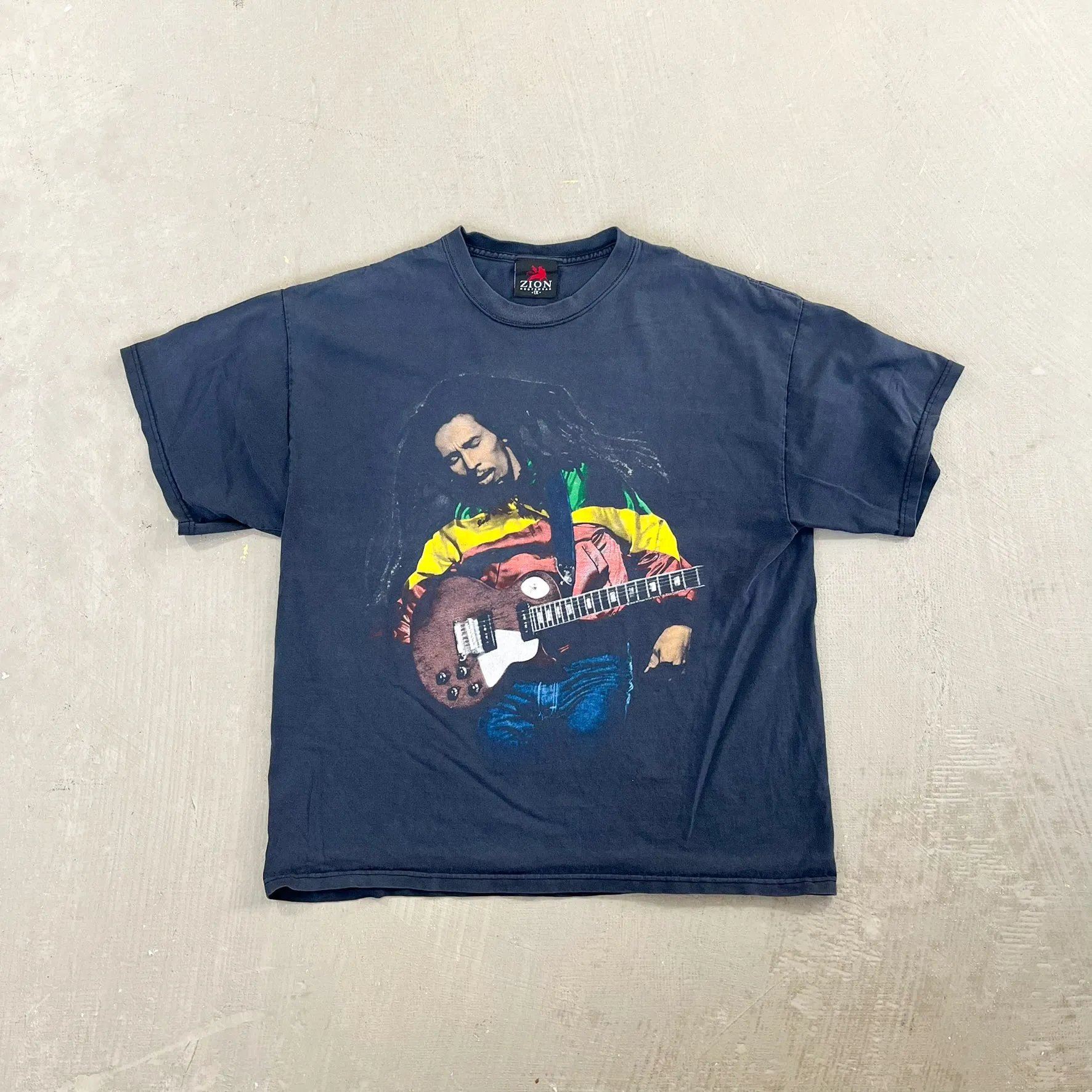 F- Vintage Bob Marley Zion Rootswear Picture Tee sold by HG Vintage