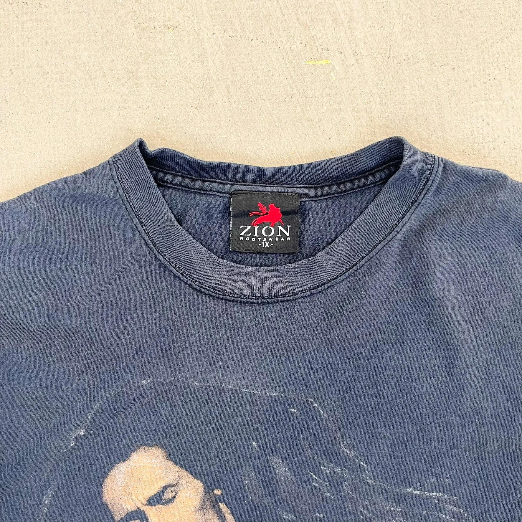 F- Vintage Bob Marley Zion Rootswear Picture Tee sold by HG Vintage product image thumbnail 3