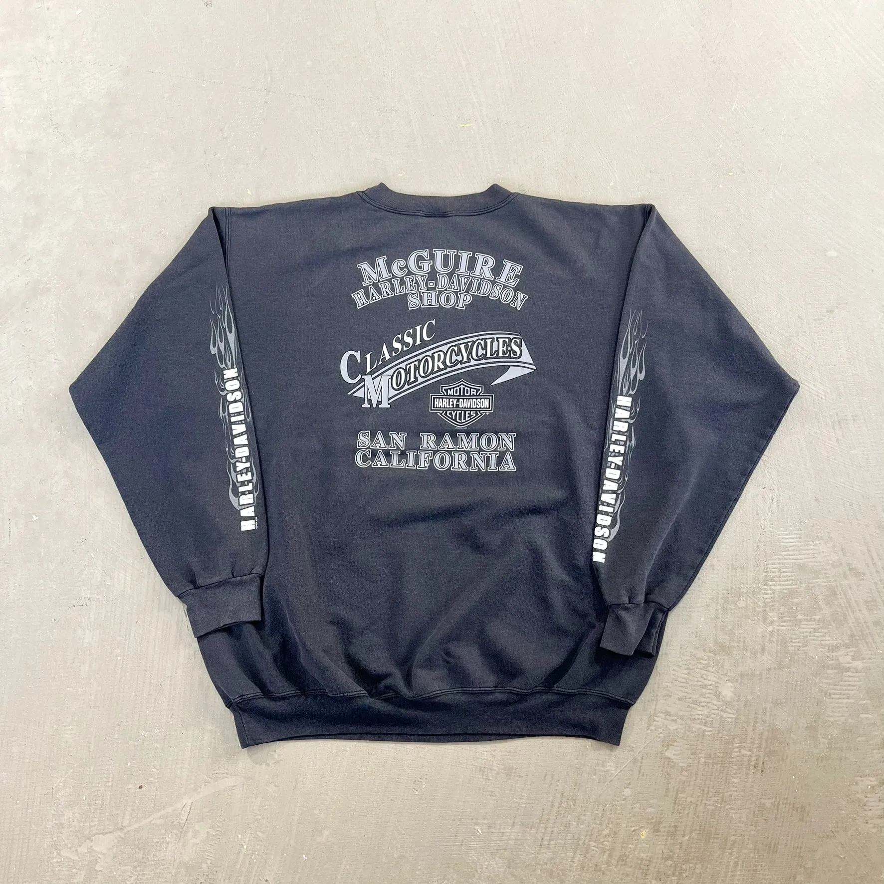 F- Vintage '05 Harley Davidson San Ramon California Graphic Crewneck sold by HG Vintage product image thumbnail 4