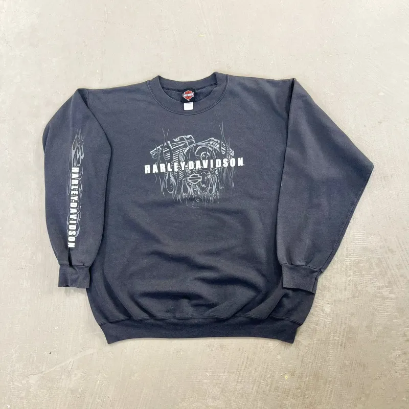 F- Vintage '05 Harley Davidson San Ramon California Graphic Crewneck sold by HG Vintage
