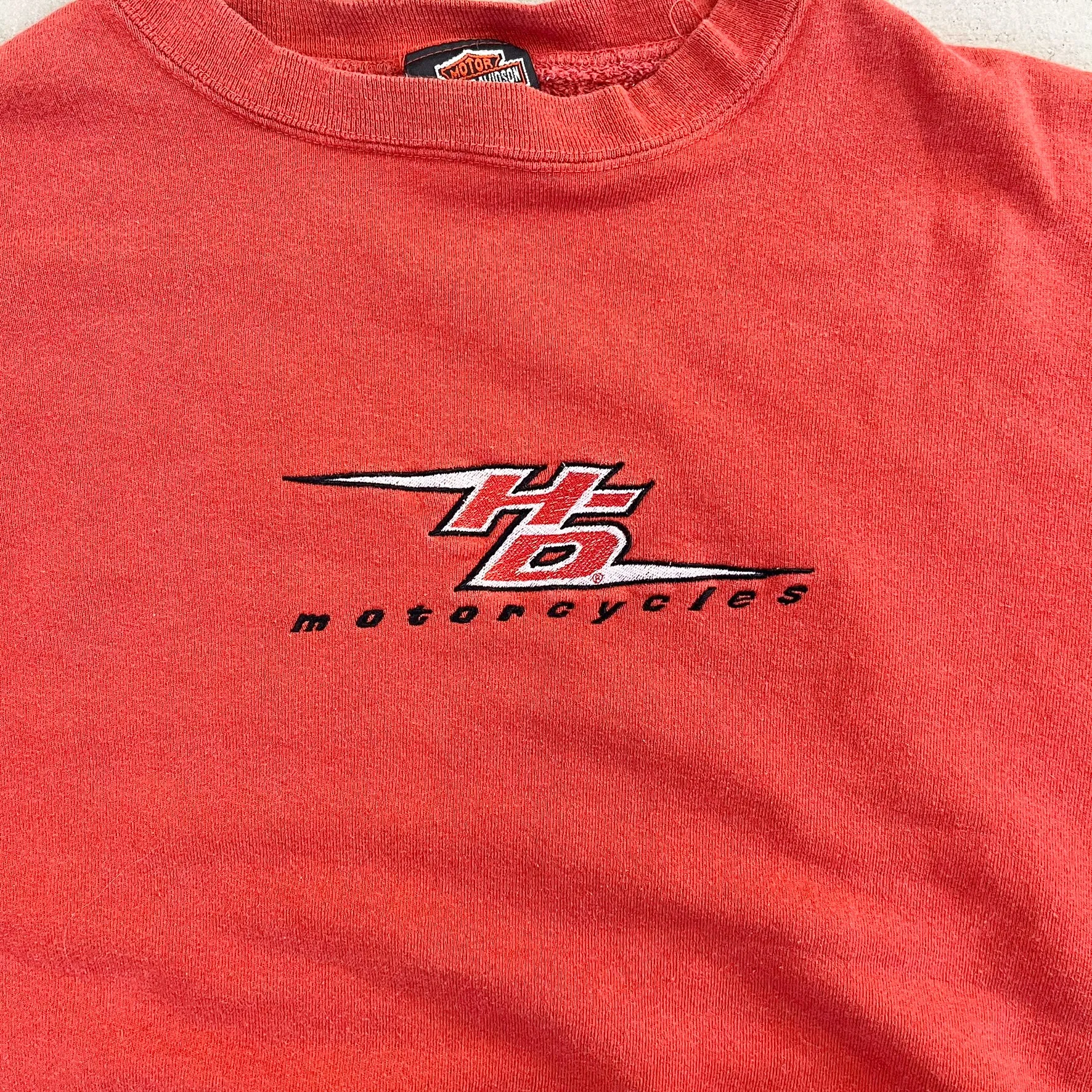 F- Vintage Harley Davidson Embroidered Text Crewneck sold by HG Vintage product image thumbnail 2