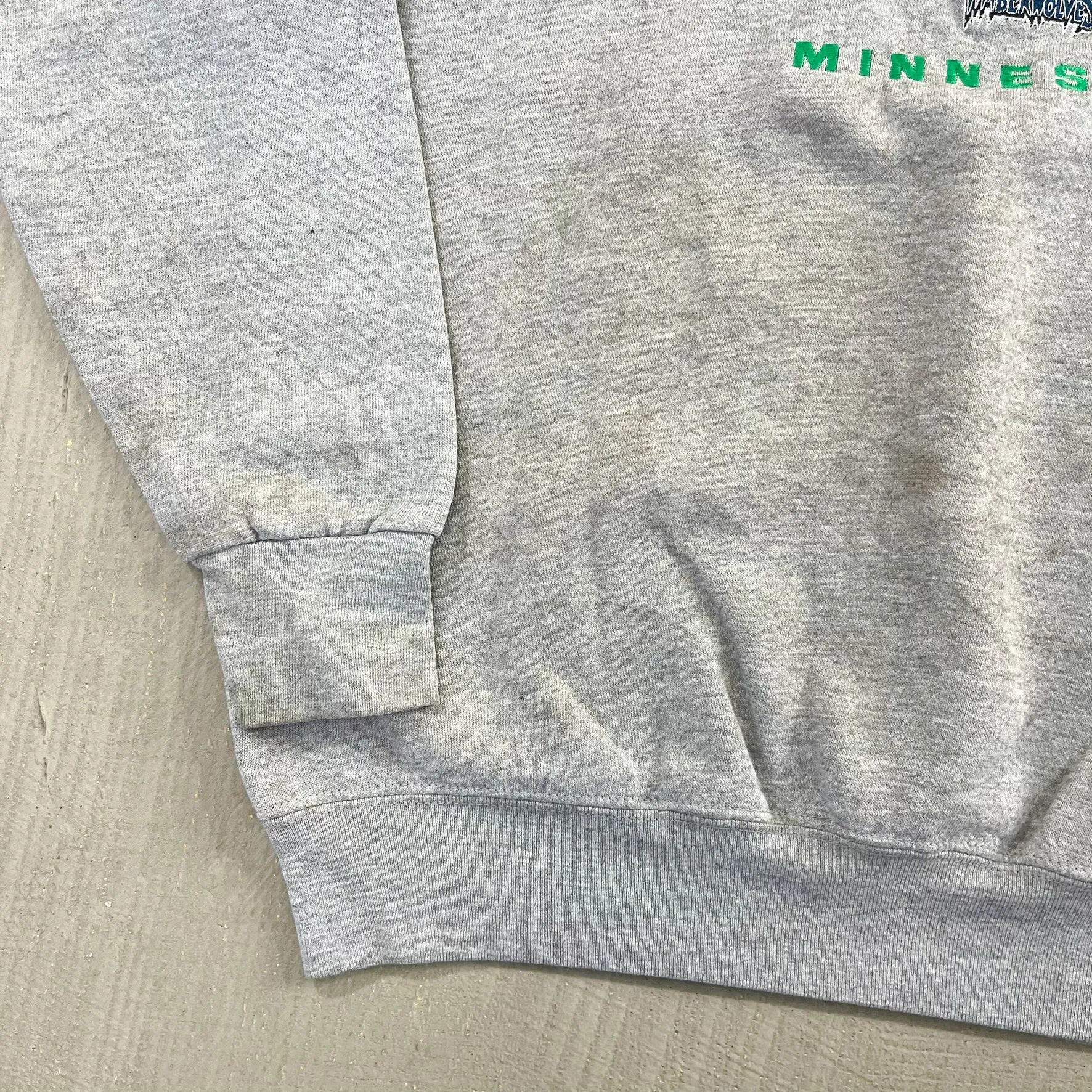 F- Vintage Minnesota Timberwolves NBA Lee Embroidered Text/Logo Crewneck sold by HG Vintage product image thumbnail 4
