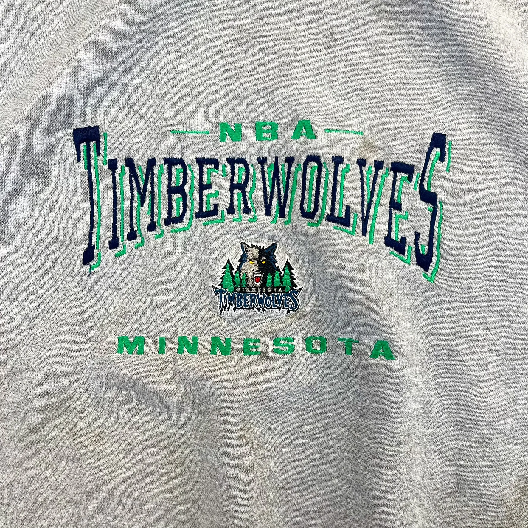 F- Vintage Minnesota Timberwolves NBA Lee Embroidered Text/Logo Crewneck sold by HG Vintage product image thumbnail 2