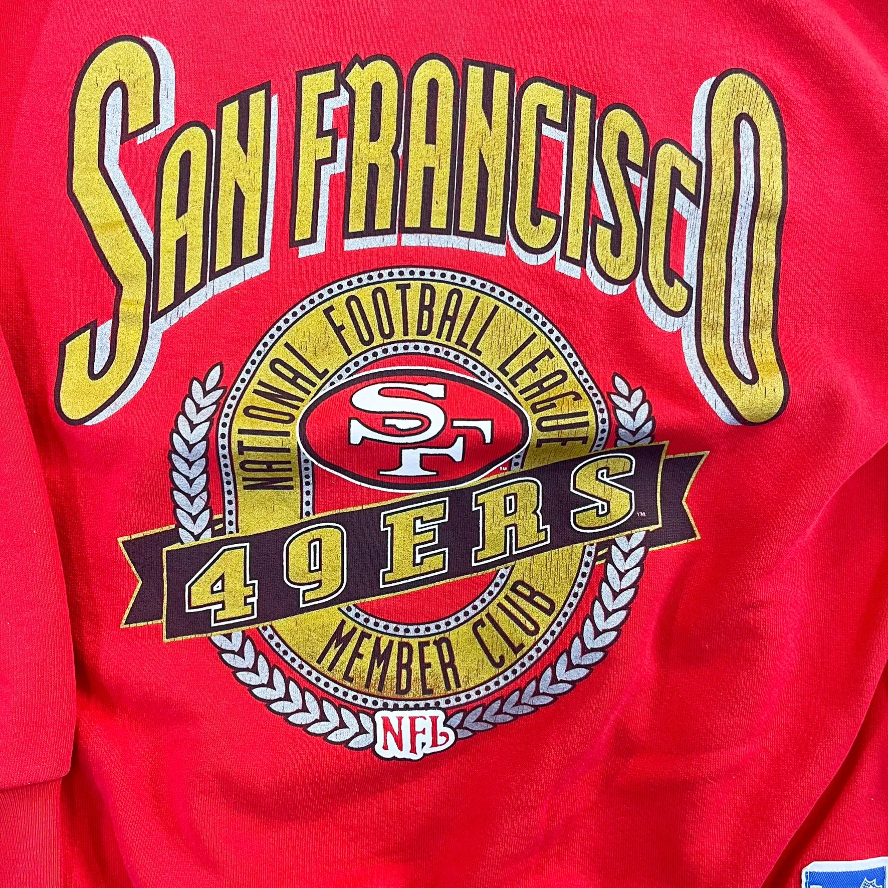 F- Vintage San Francisco 49ers NFL Nutmeg Crewneck sold by HG Vintage product image thumbnail 2