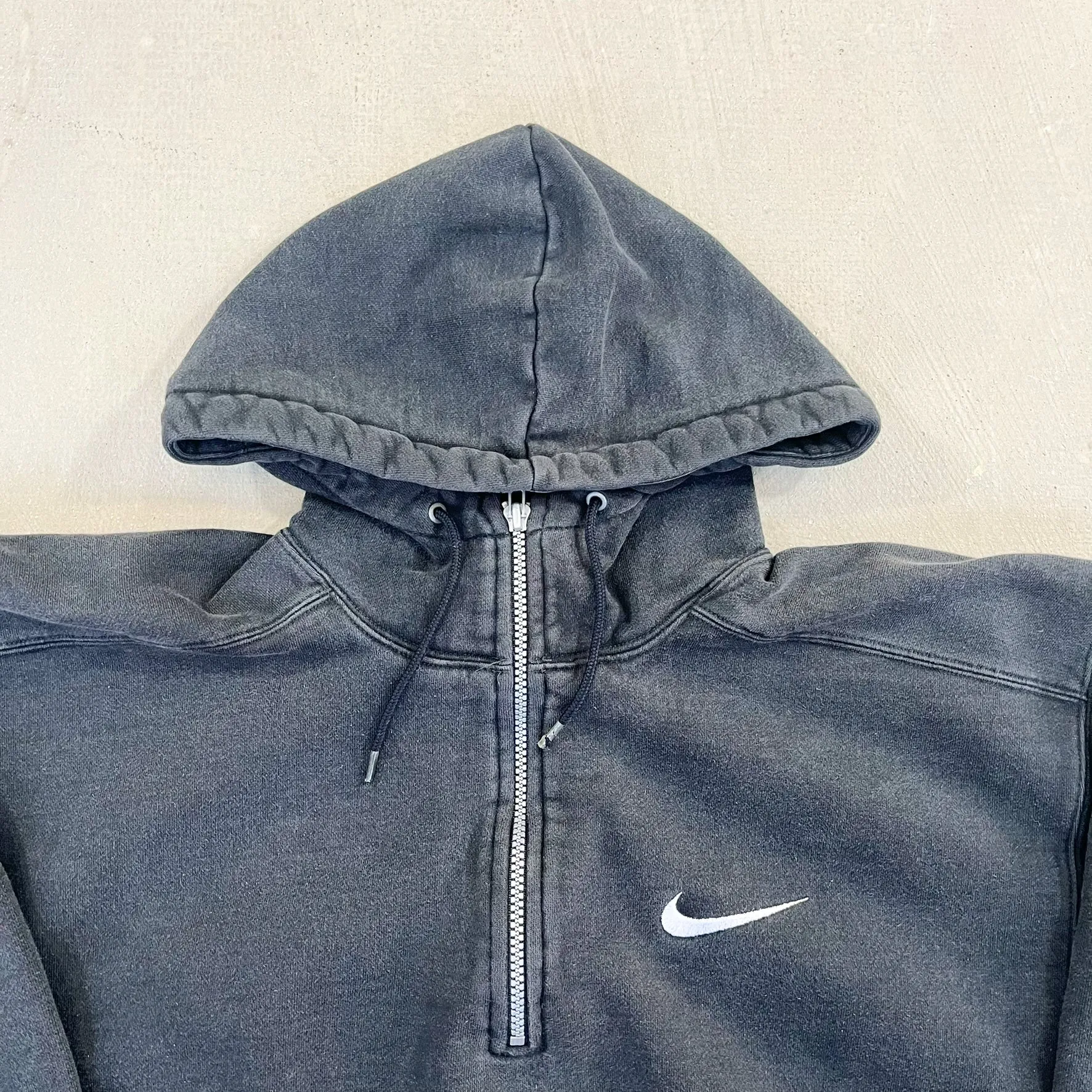 F- Vintage Nike Quarter Zip Embroidered Swoosh Hoodie sold by HG Vintage product image thumbnail 2