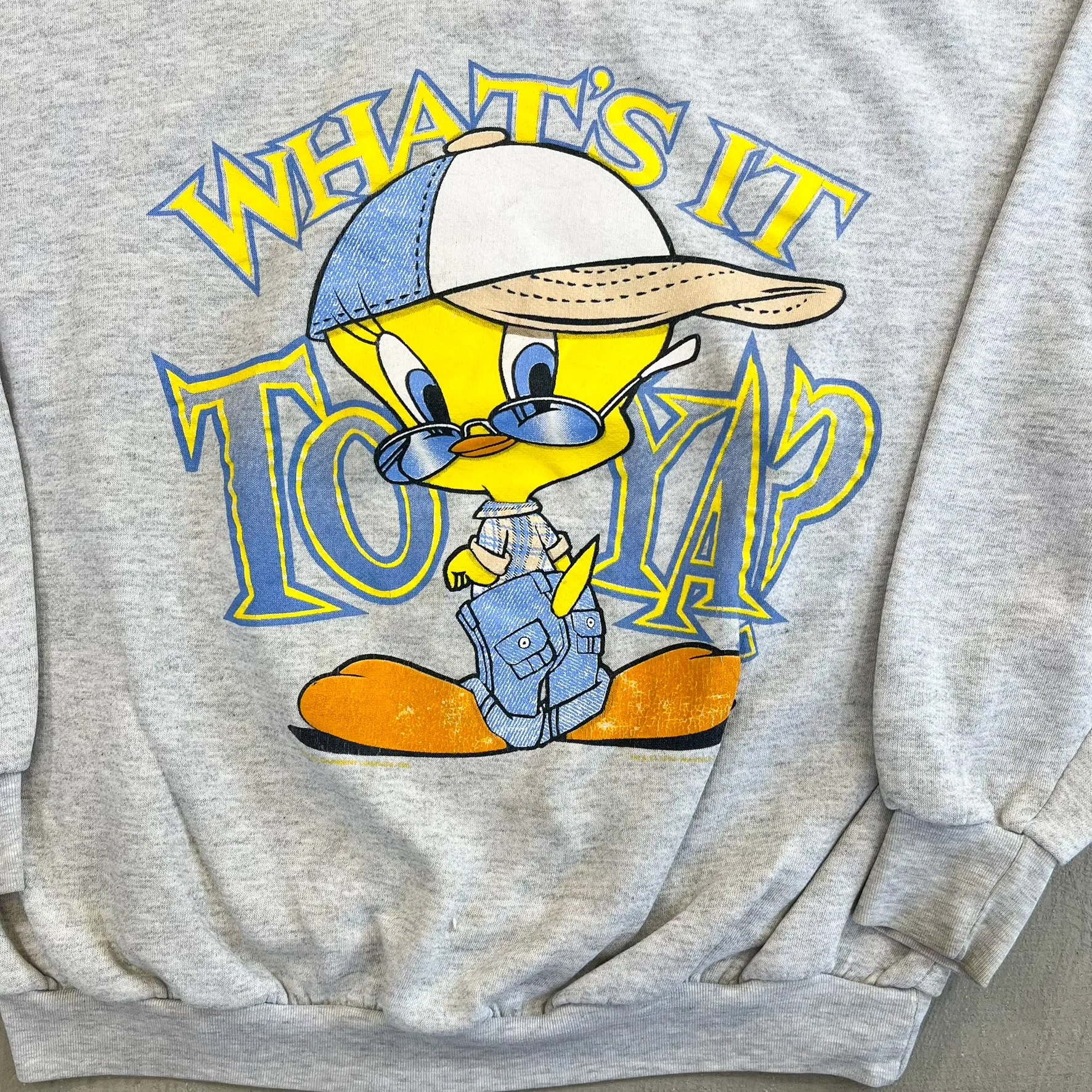 F- Vintage '96 Looney Tunes Tweedy Bird What's It To Ya Crewneck sold by HG Vintage product image thumbnail 2