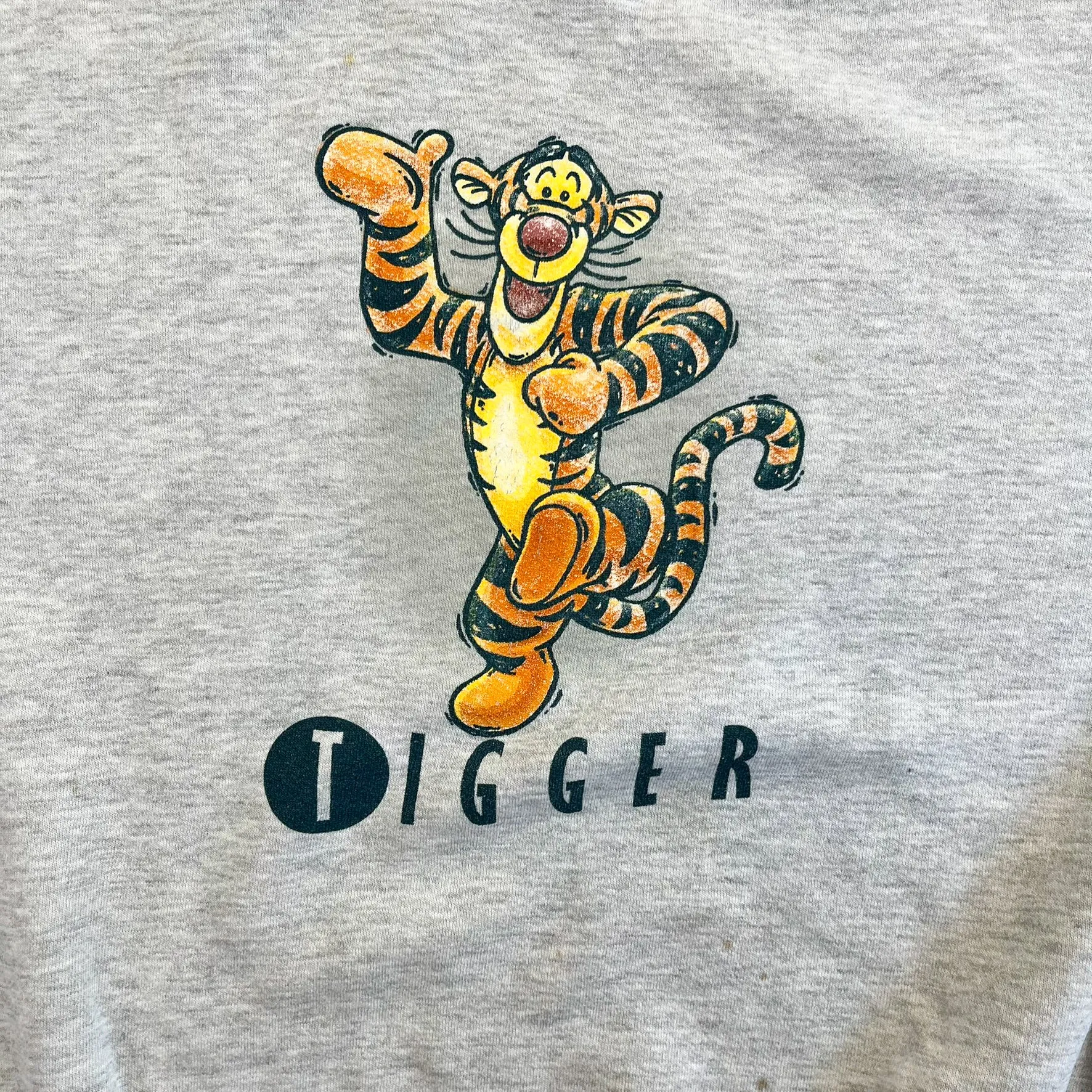 F- Vintage Disney Tigger Text & Graphic Crewneck sold by HG Vintage product image thumbnail 2