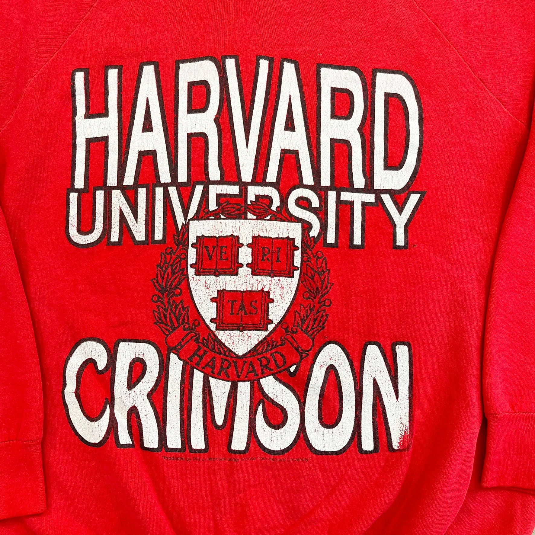 F- Vintage Harvard University Crimson Text Crewneck sold by HG Vintage product image thumbnail 2