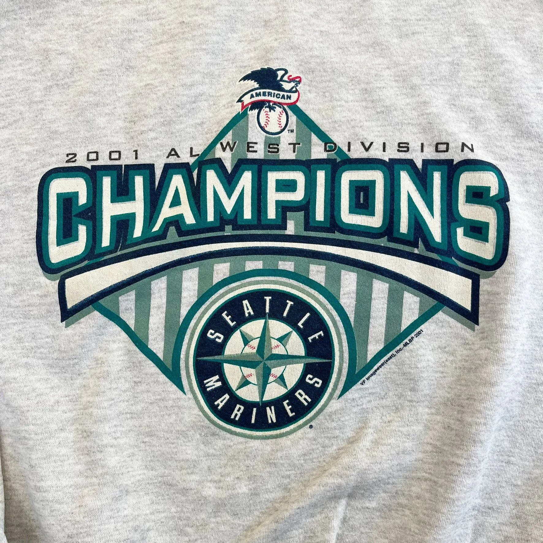 F- Vintage '01 Seattle Mariners ALW Champions MLB Crewneck sold by HG Vintage product image thumbnail 2