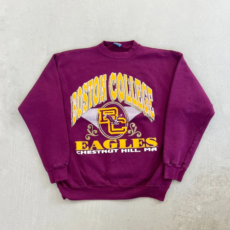 F- Vintage Boston College Eagles Logo & Text Crewneck sold by HG Vintage