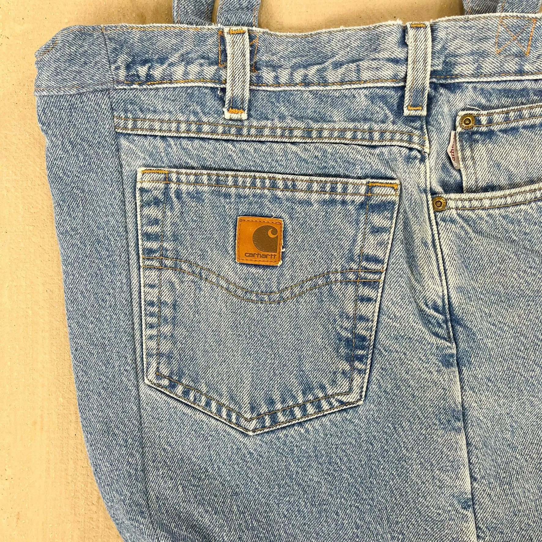 F- HOM Carhartt Reworked Denim/Jeans Tote Bag sold by HG Vintage product image thumbnail 2