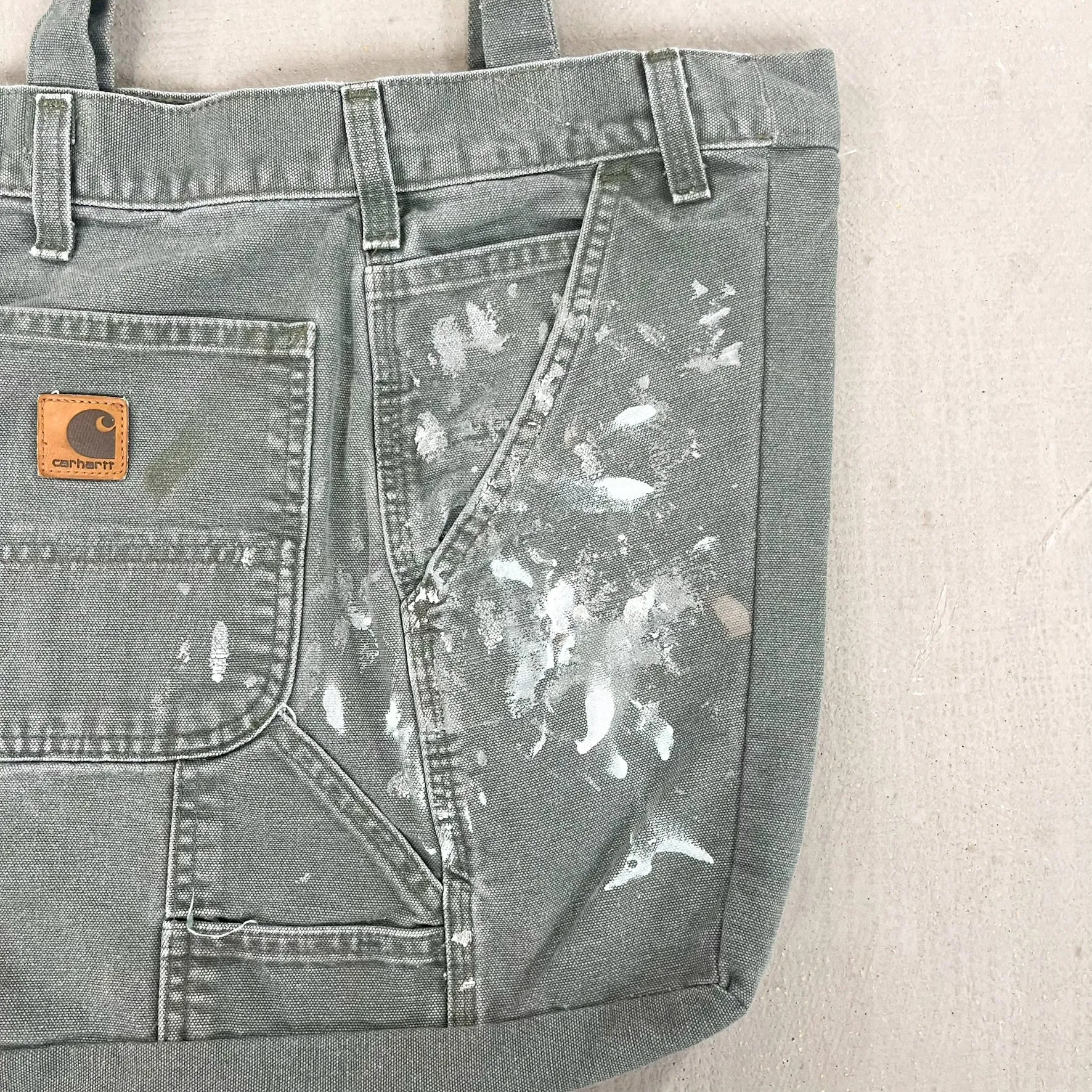 F- HOM Carhartt Reworked Workwear Pant Tote Bag sold by HG Vintage product image thumbnail 3