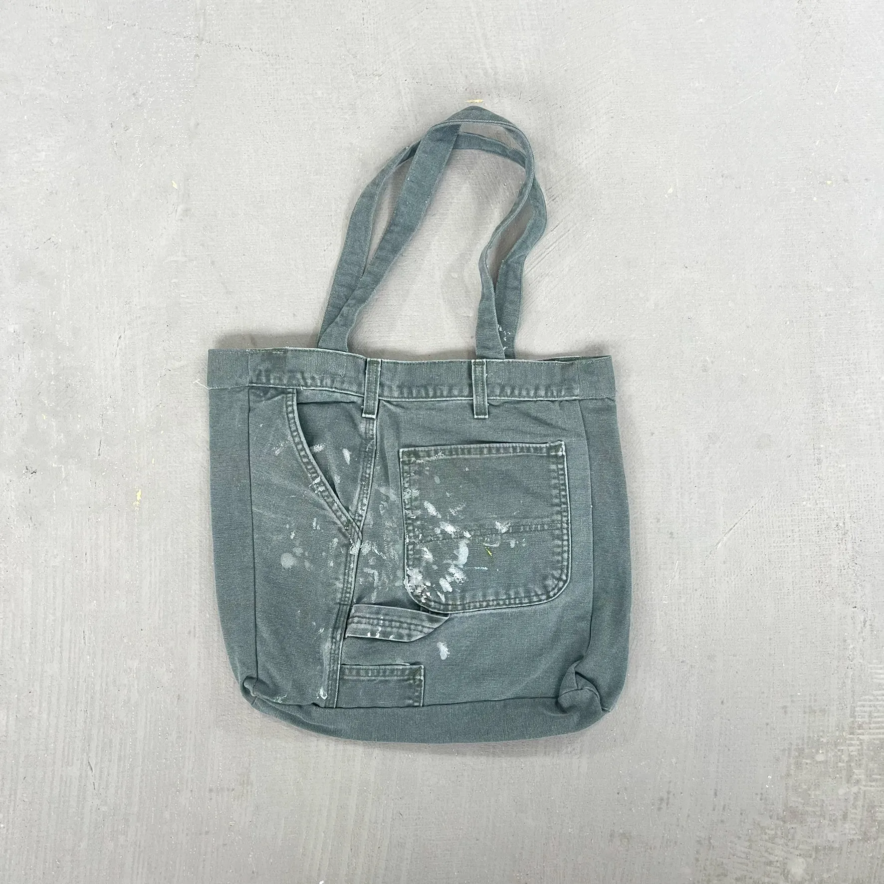 F- HOM Carhartt Reworked Workwear Pant Tote Bag sold by HG Vintage product image thumbnail 5