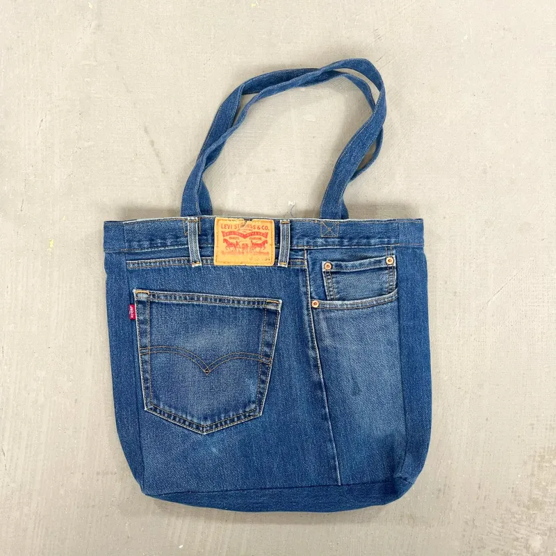 F- HOM Levi's Reworked Denim/Jeans Tote Bag sold by HG Vintage