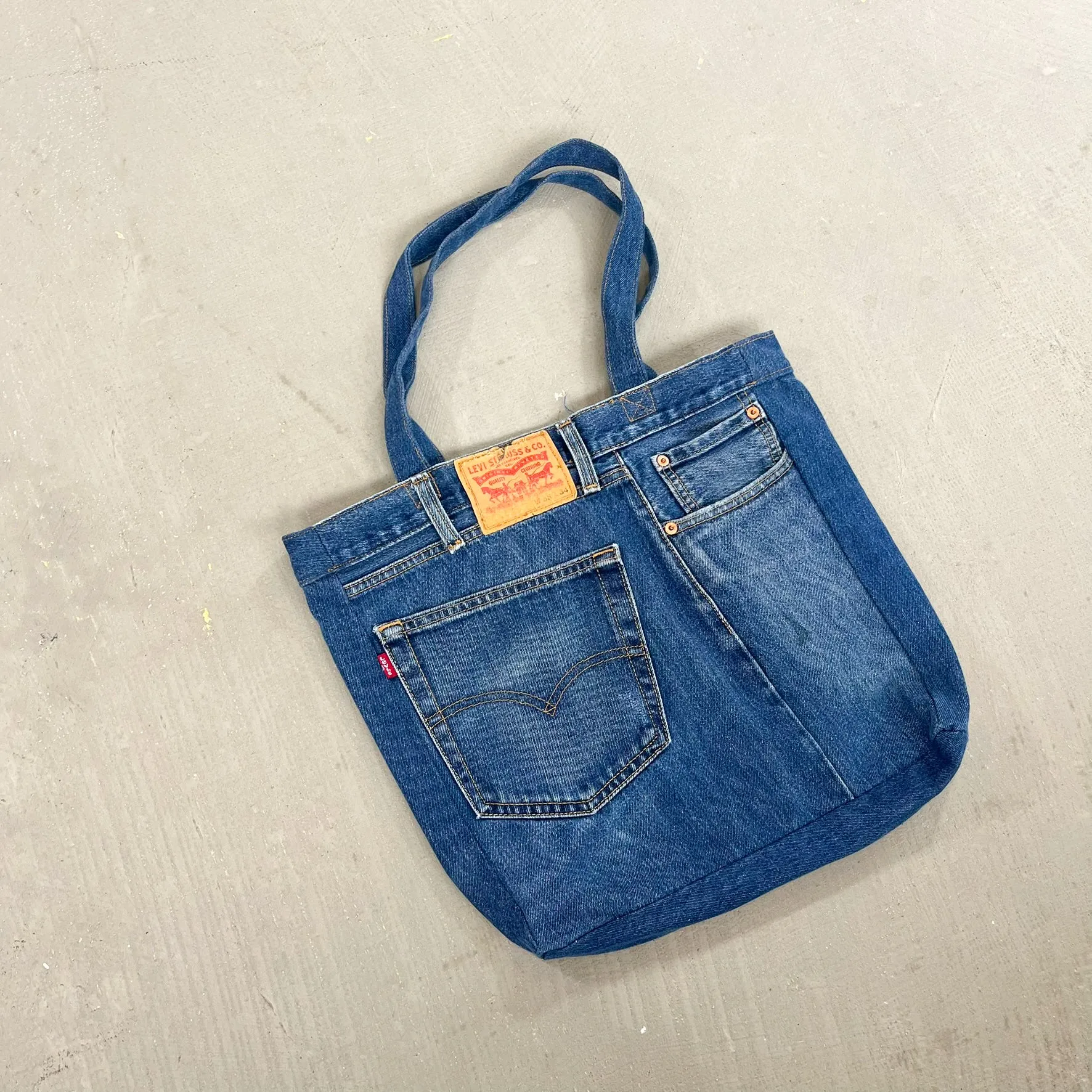 F- HOM Levi's Reworked Denim/Jeans Tote Bag sold by HG Vintage product image thumbnail 3