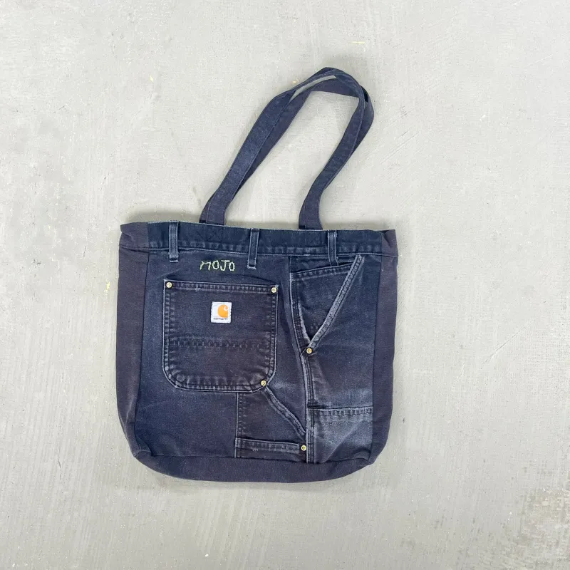 F- HOM Carhartt Reworked Workwear Pant Tote Bag sold by HG Vintage