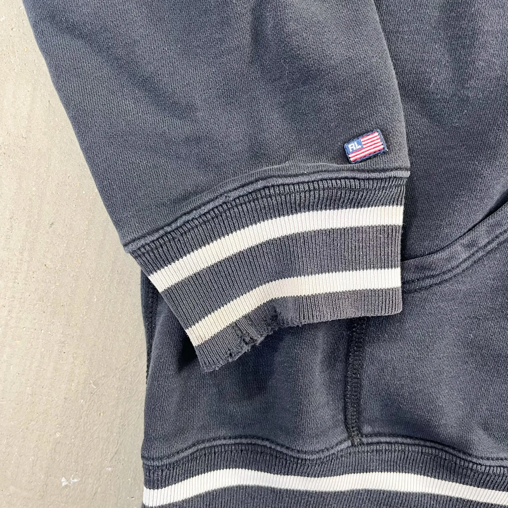 F- Vintage Polo Jeans Ralph Lauren Embroidered Zip Up Hoodie sold by HG Vintage product image thumbnail 3