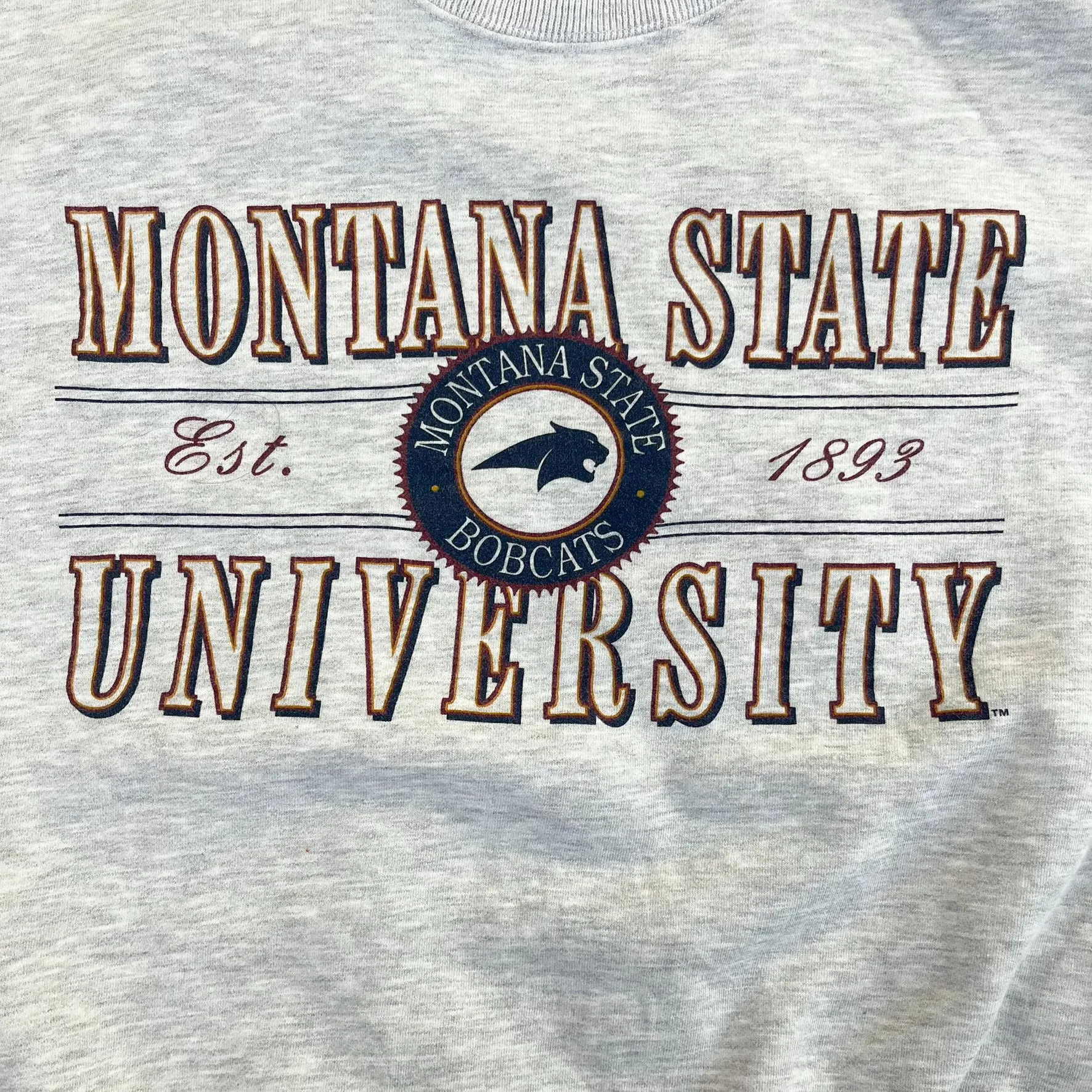 F- Vintage Montana State University Bobcat Text Crewneck sold by HG Vintage product image thumbnail 2