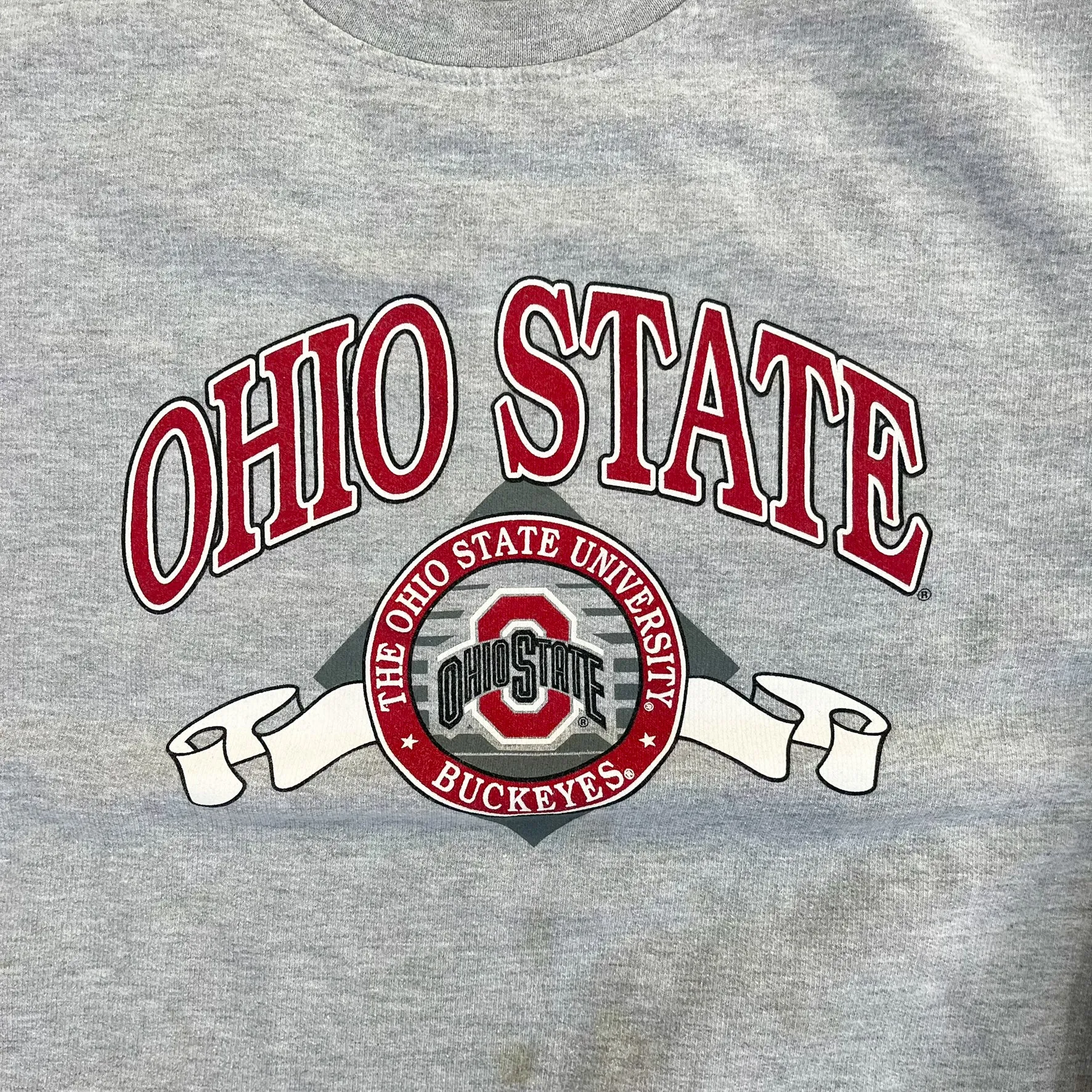 F- Vintage Ohio State Buckeye Text & Logo Pro Player Crewneck sold by HG Vintage product image thumbnail 2