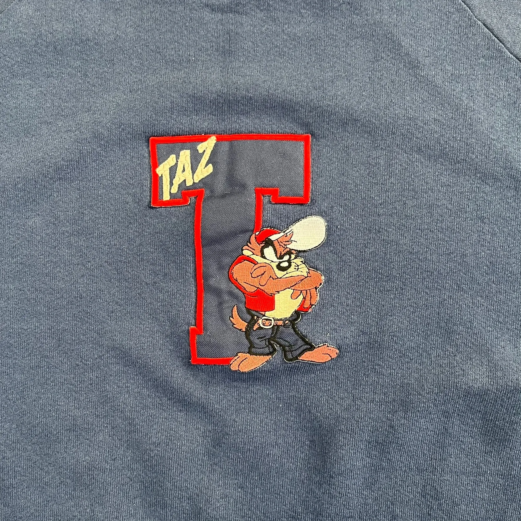 F- Vintage '92 Looney Tunes Taz Embroidered Graphic Crewneck sold by HG Vintage product image thumbnail 2