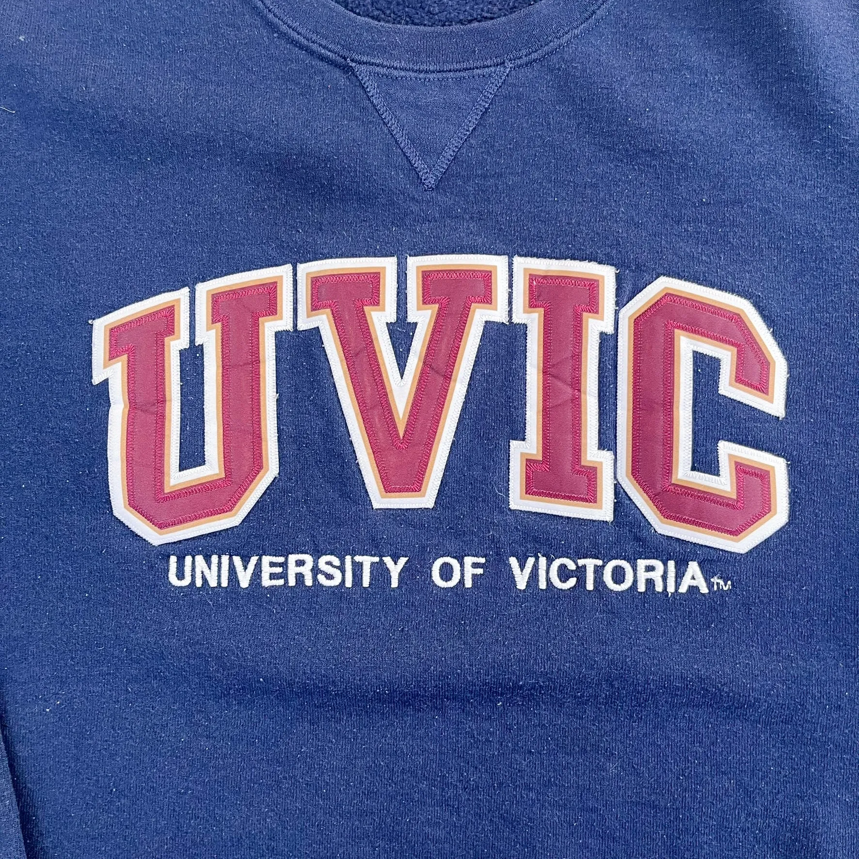 F- University Of Victoria UVIC Russell Embroidered Text Crewneck sold by HG Vintage product image thumbnail 2