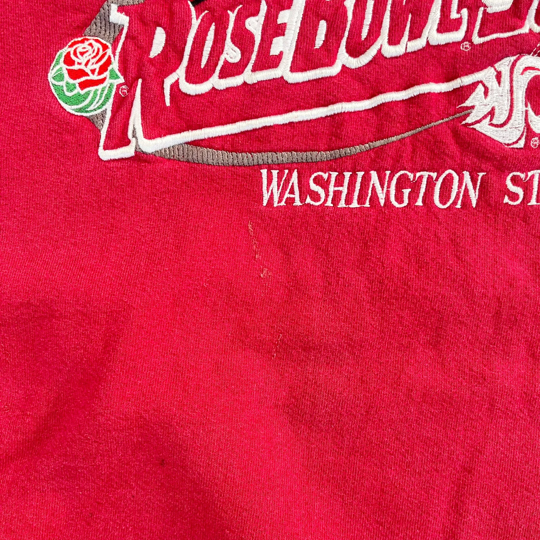 F- Vintage Washington State University Rose Bowl Embroidered Crewneck sold by HG Vintage product image thumbnail 4