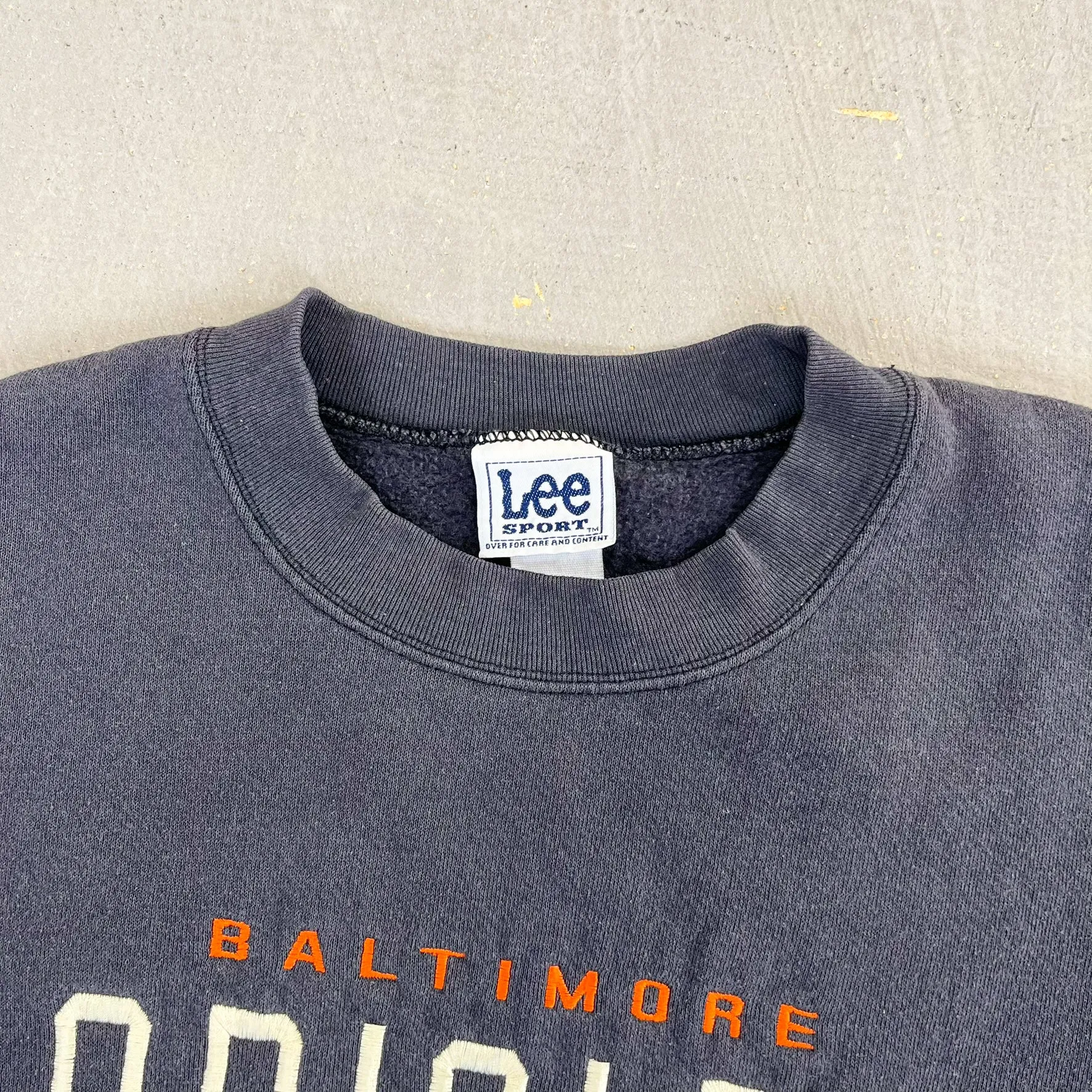 F- Vintage Baltimore Orioles MLB Lee Embroidered Text Crewneck sold by HG Vintage product image thumbnail 3