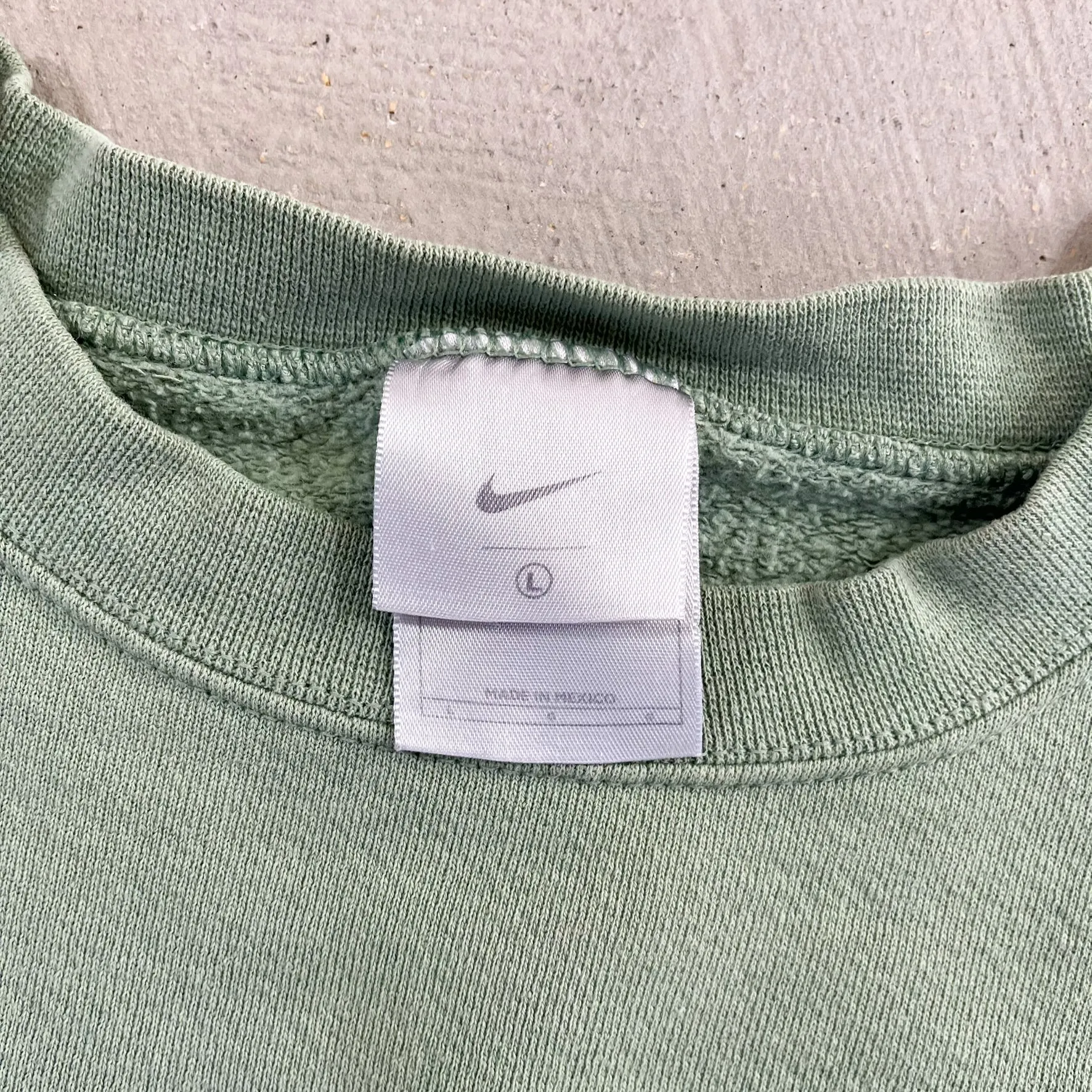 F- Vintage Nike Matcha Green Embroidered Swoosh Crewneck sold by HG Vintage product image thumbnail 5