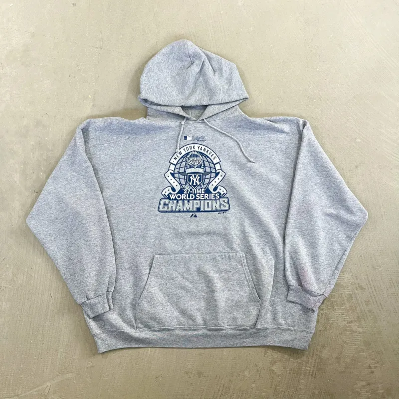 F- Vintage 2009 New York Yankees MLB World Series Champs Hoodie sold by HG Vintage