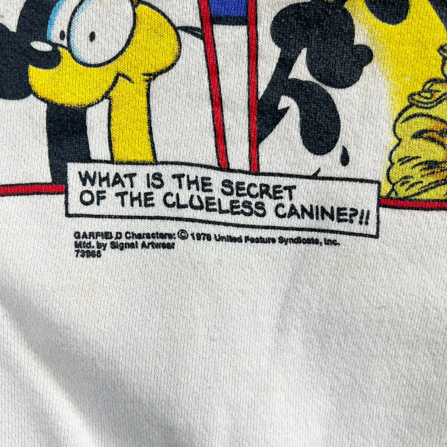 F- Vintage '78 Garfield Adventures Of Sam Spayed Graphic Crewneck sold by HG Vintage product image thumbnail 3