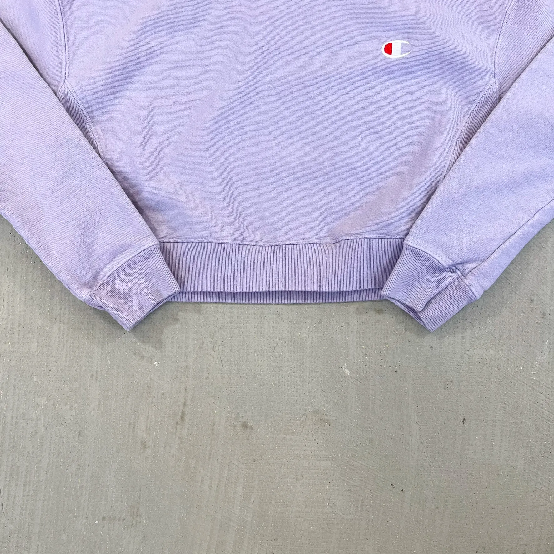 F- HOM Champion Reverse Weave Cropped Reworked Crewneck sold by HG Vintage product image thumbnail 4