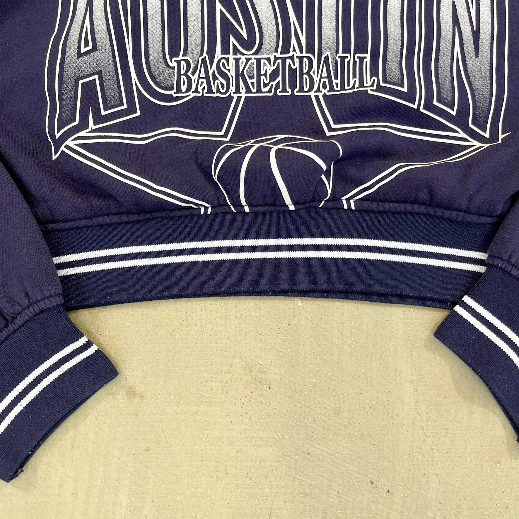 F- HOM Austin Basketball Cropped Reworked Crewneck sold by HG Vintage product image thumbnail 4