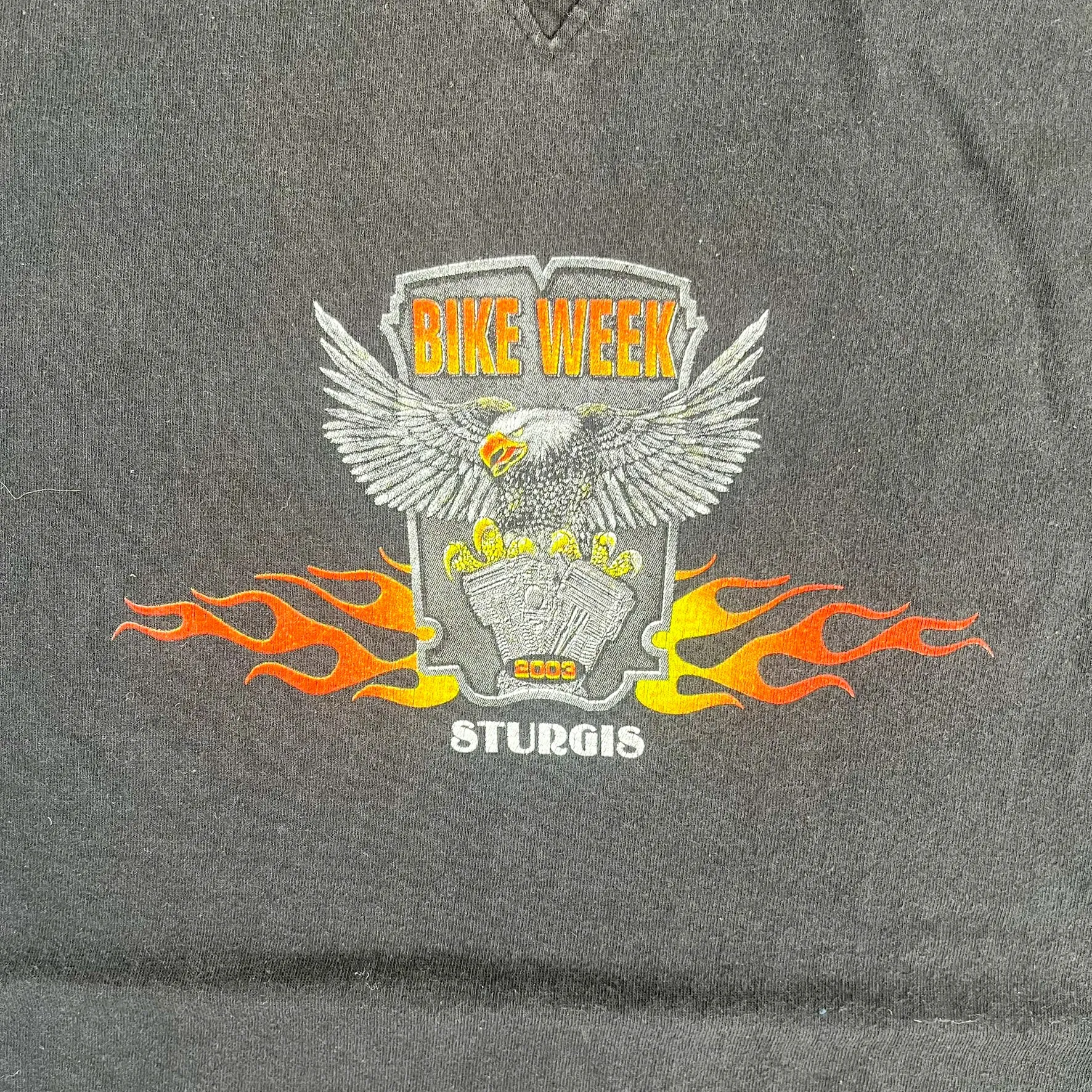 F- Vintage '03 Sturgis Bike Week Graphic Tee sold by HG Vintage product image thumbnail 2