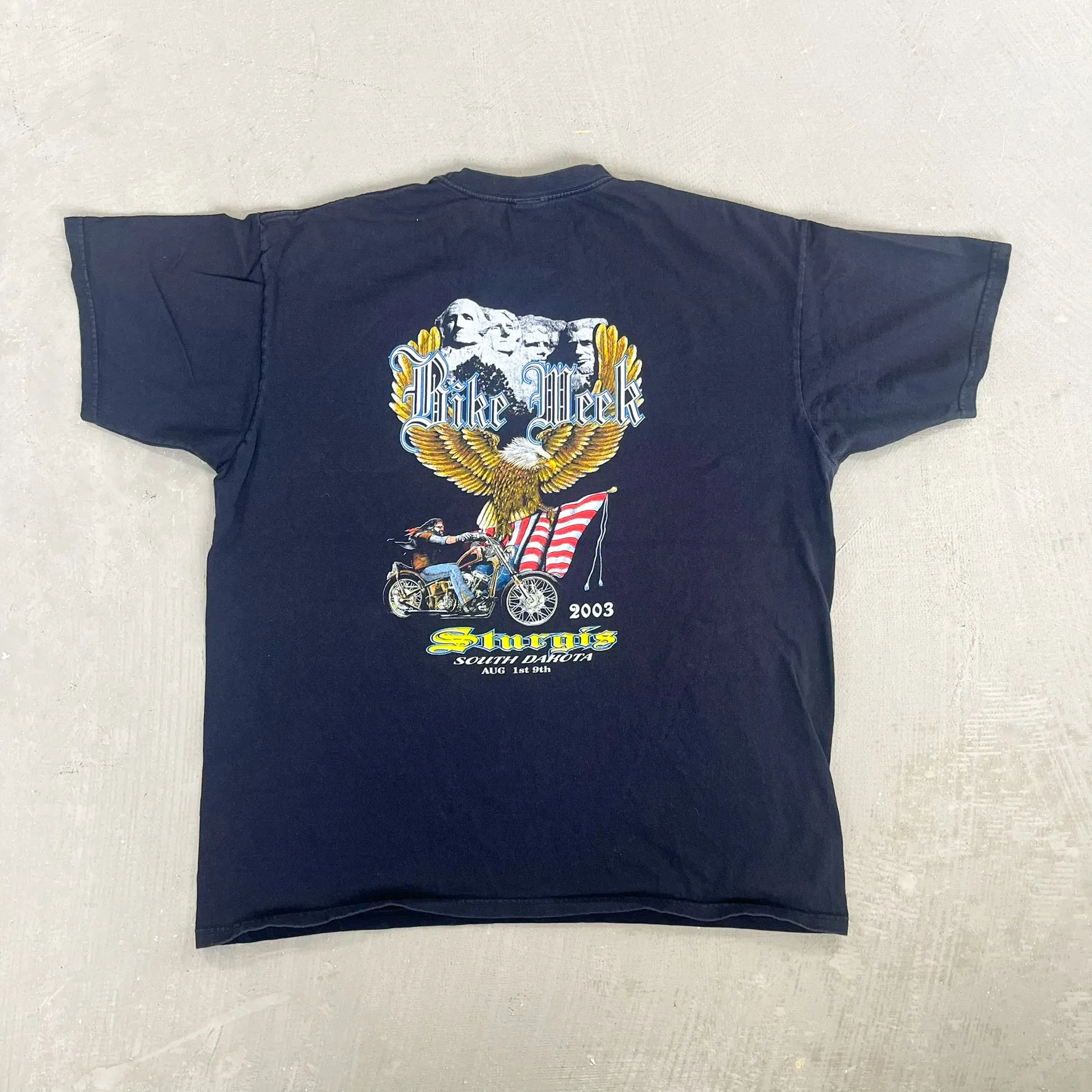 F- Vintage '03 Sturgis Bike Week Graphic Tee sold by HG Vintage product image thumbnail 3