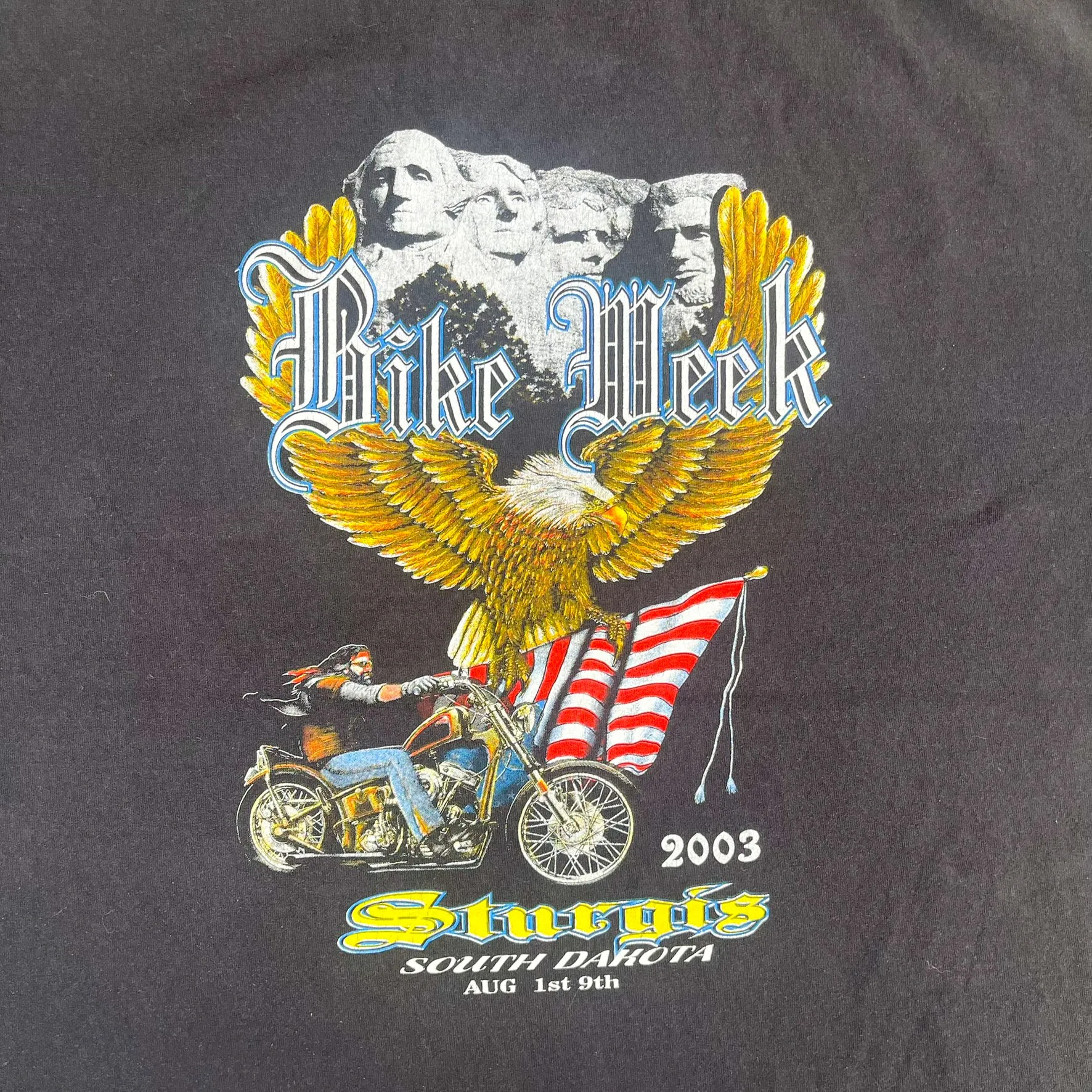 F- Vintage '03 Sturgis Bike Week Graphic Tee sold by HG Vintage product image thumbnail 4