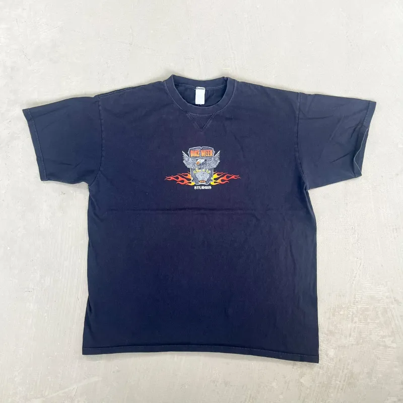 F- Vintage '03 Sturgis Bike Week Graphic Tee made by Harley-Davidson