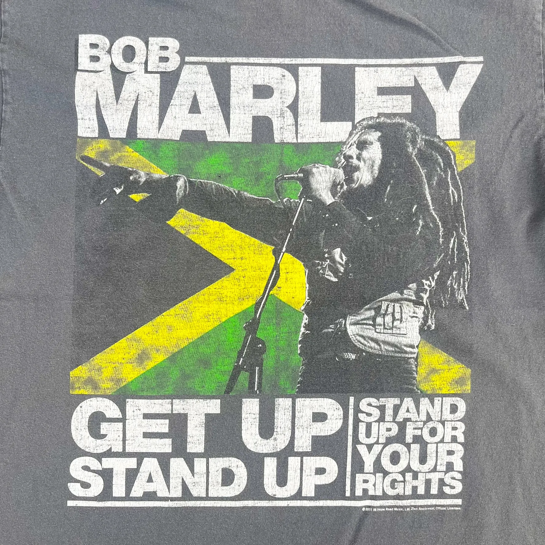 F- 2011 Bob Marley Get Up Stand Up Graphic Tee sold by HG Vintage product image thumbnail 2