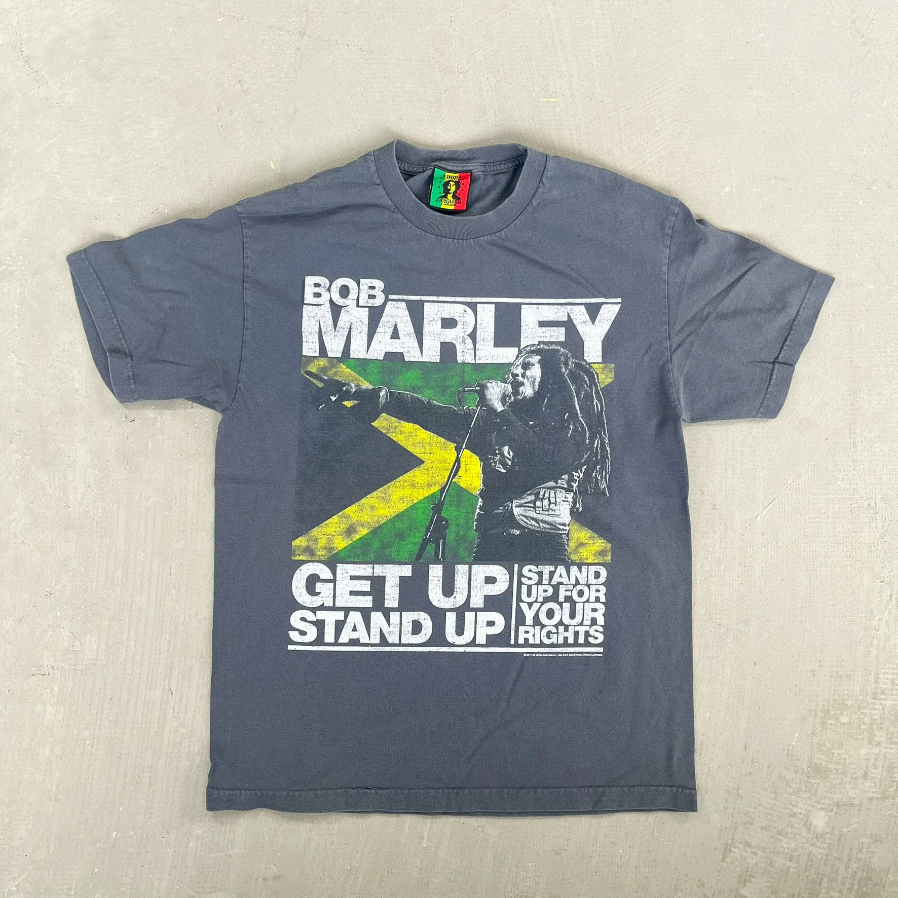 F- 2011 Bob Marley Get Up Stand Up Graphic Tee sold by HG Vintage