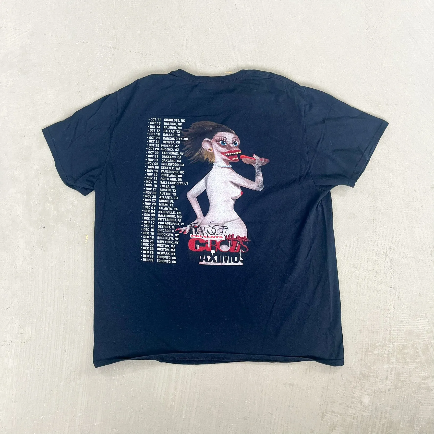 F- Travis Scott Utopia Circus Maximus Tour Tee sold by HG Vintage product image thumbnail 3