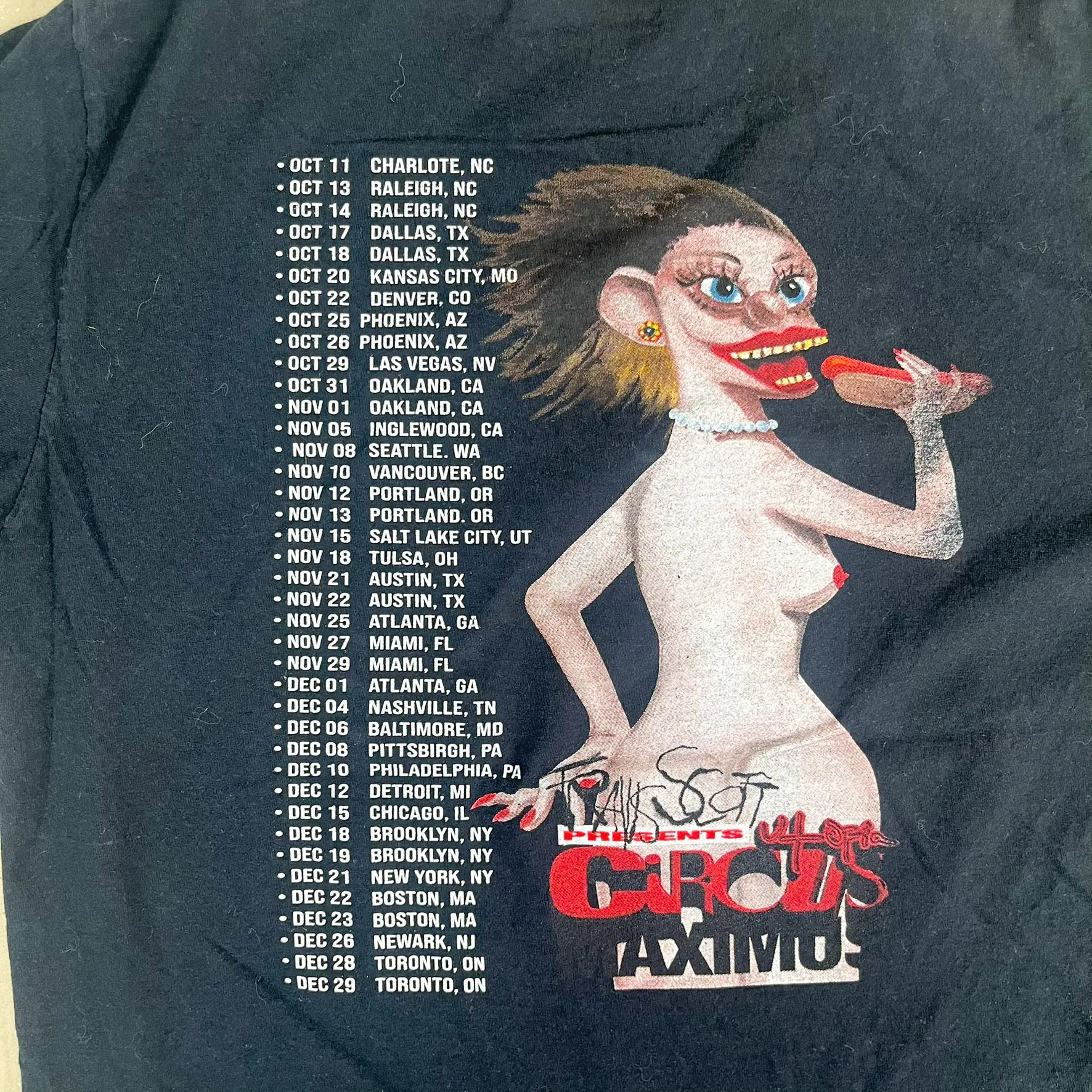 F- Travis Scott Utopia Circus Maximus Tour Tee sold by HG Vintage product image thumbnail 4