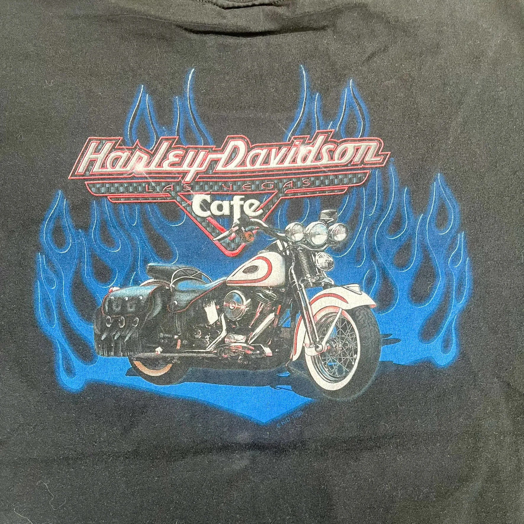 F- Vintage '98 Harley Davidson cafe Las Vegas Pocket Tee sold by HG Vintage product image thumbnail 5