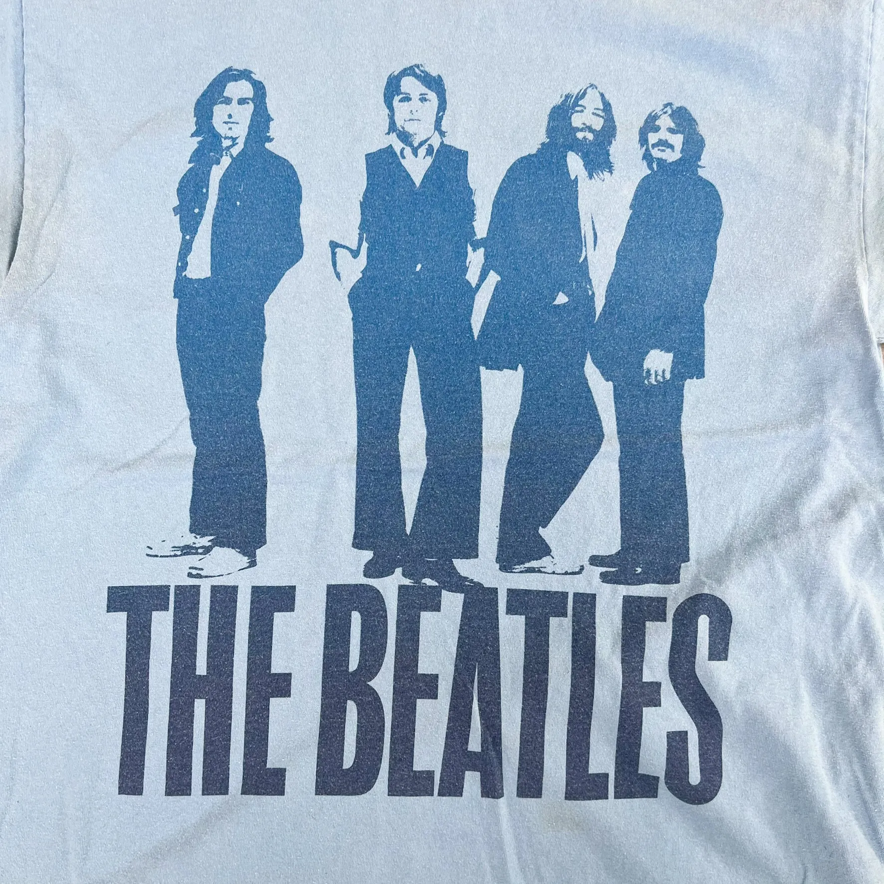 F- Vintage '05 The Beatles Silhouette & Text Tee sold by HG Vintage product image thumbnail 2
