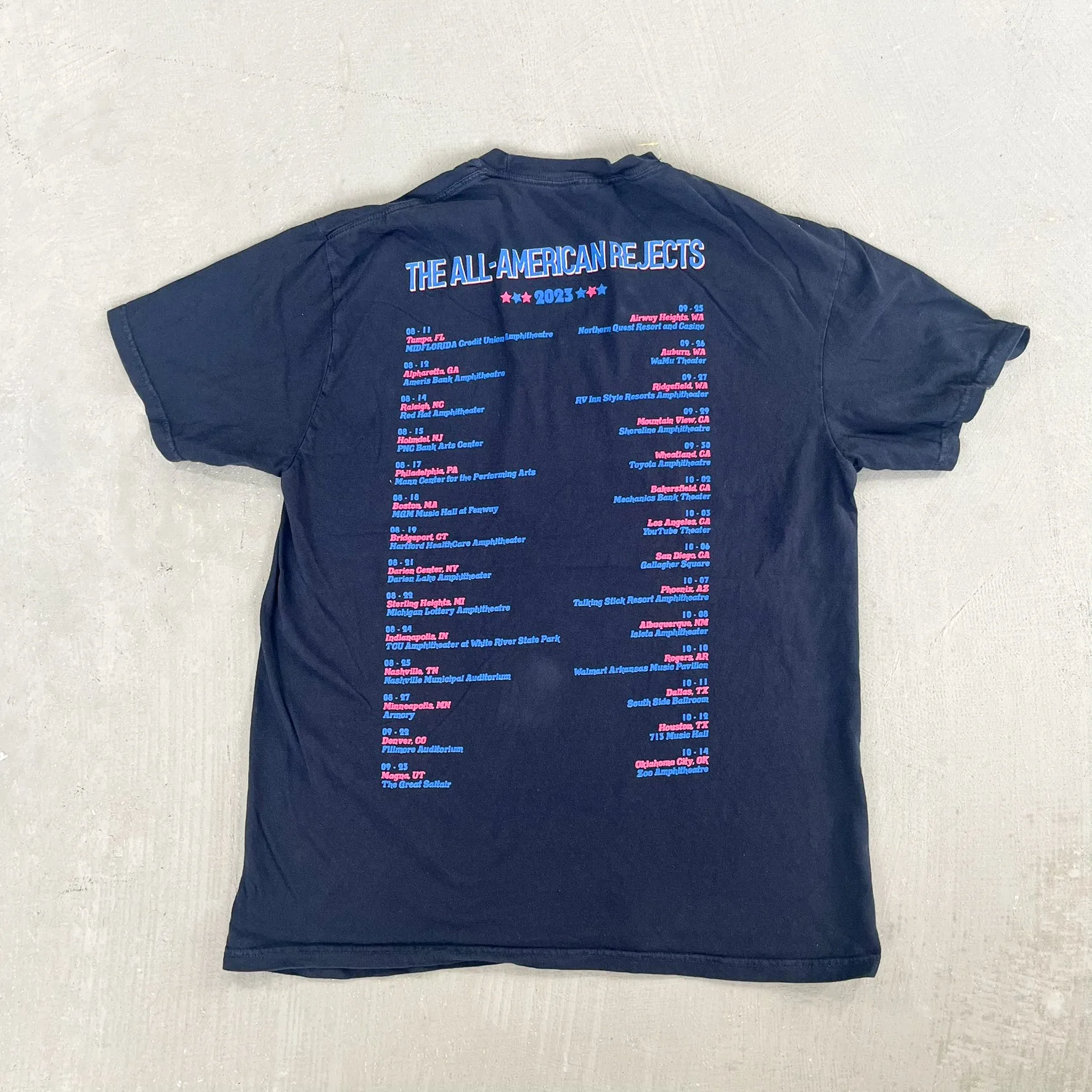 F- 2023 All American Rejects Wet Hot Summer Tour Tee sold by HG Vintage product image thumbnail 3