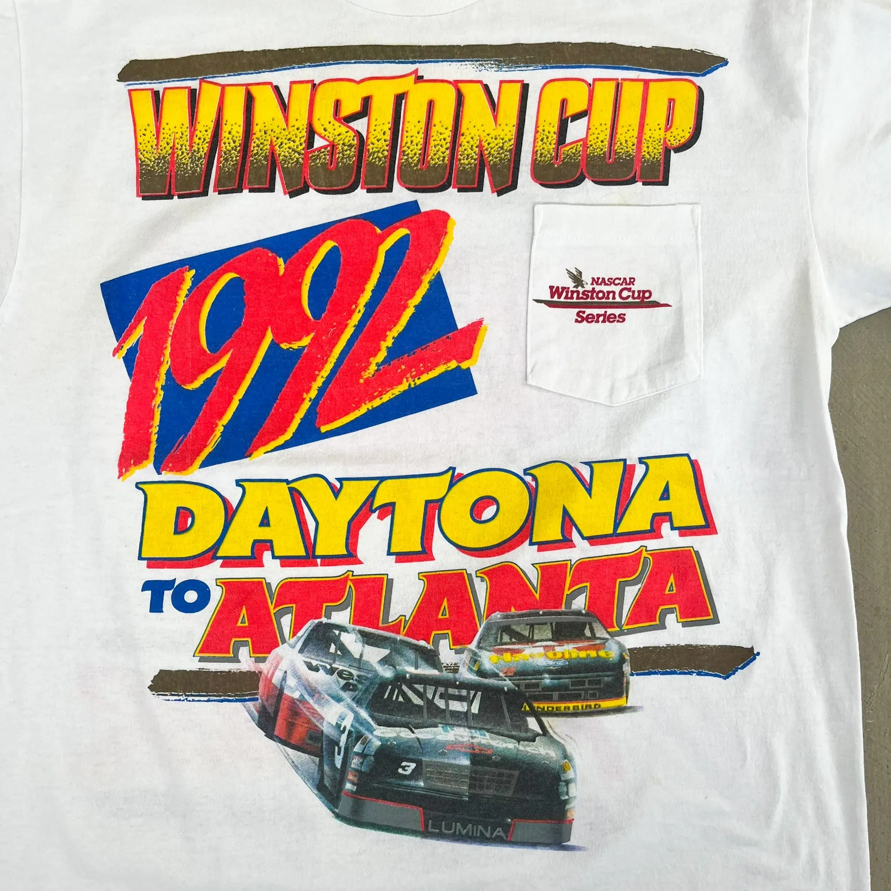 F- Vintage '92 Nascar Winston Cup Graphic Pocket Tee sold by HG Vintage product image thumbnail 2