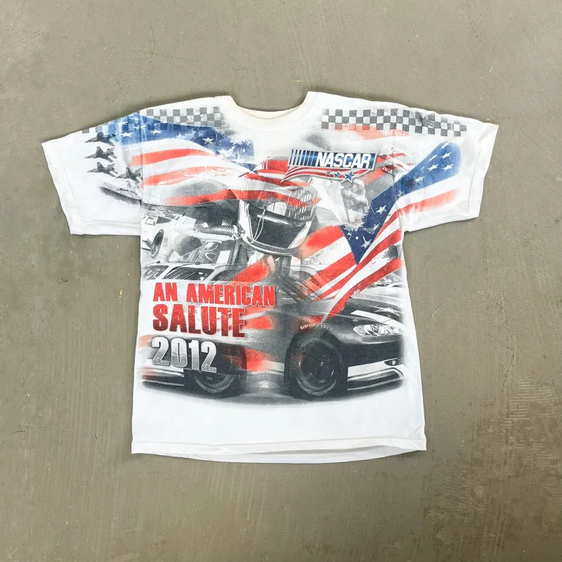 F- 2012 Nascar All American Salute Jumbo Print Car Tee sold by HG Vintage