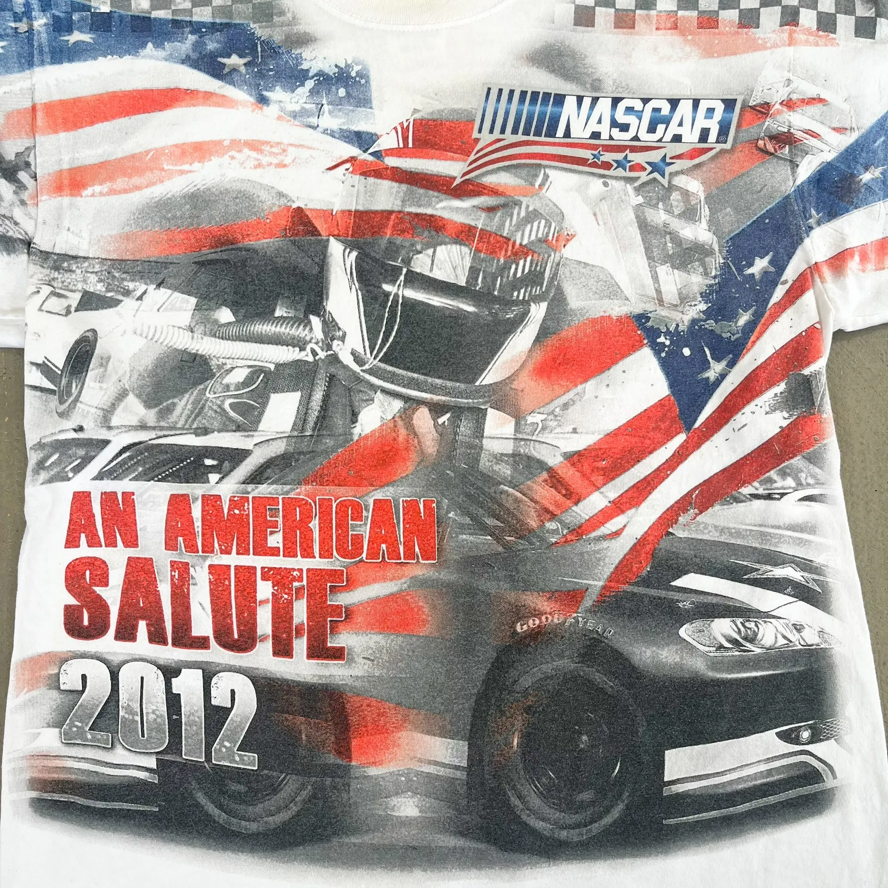 F- 2012 Nascar All American Salute Jumbo Print Car Tee sold by HG Vintage product image thumbnail 2