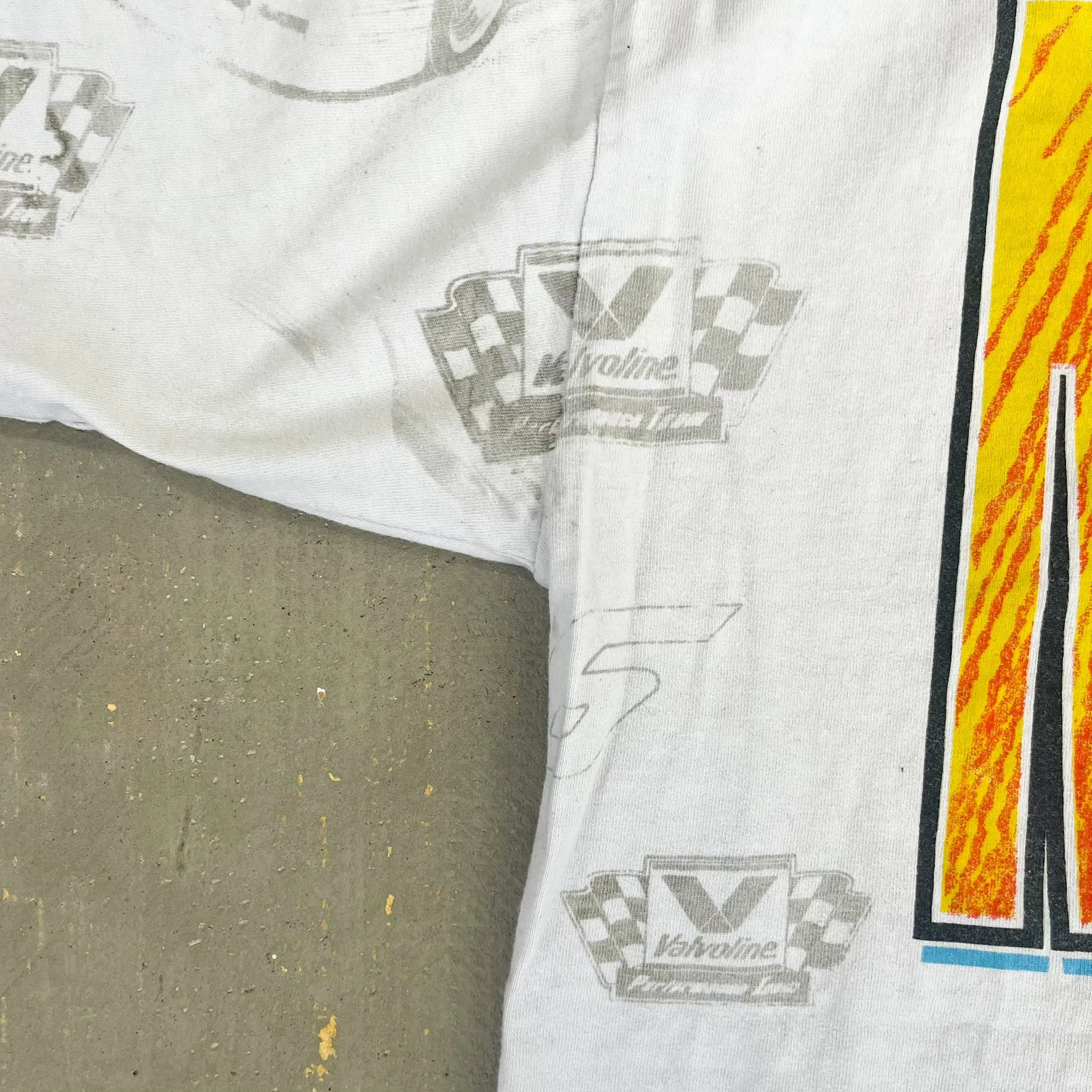 F- Vintage Nascar Valvoline Mark Martin Car Single Stitch Tee sold by HG Vintage product image thumbnail 5