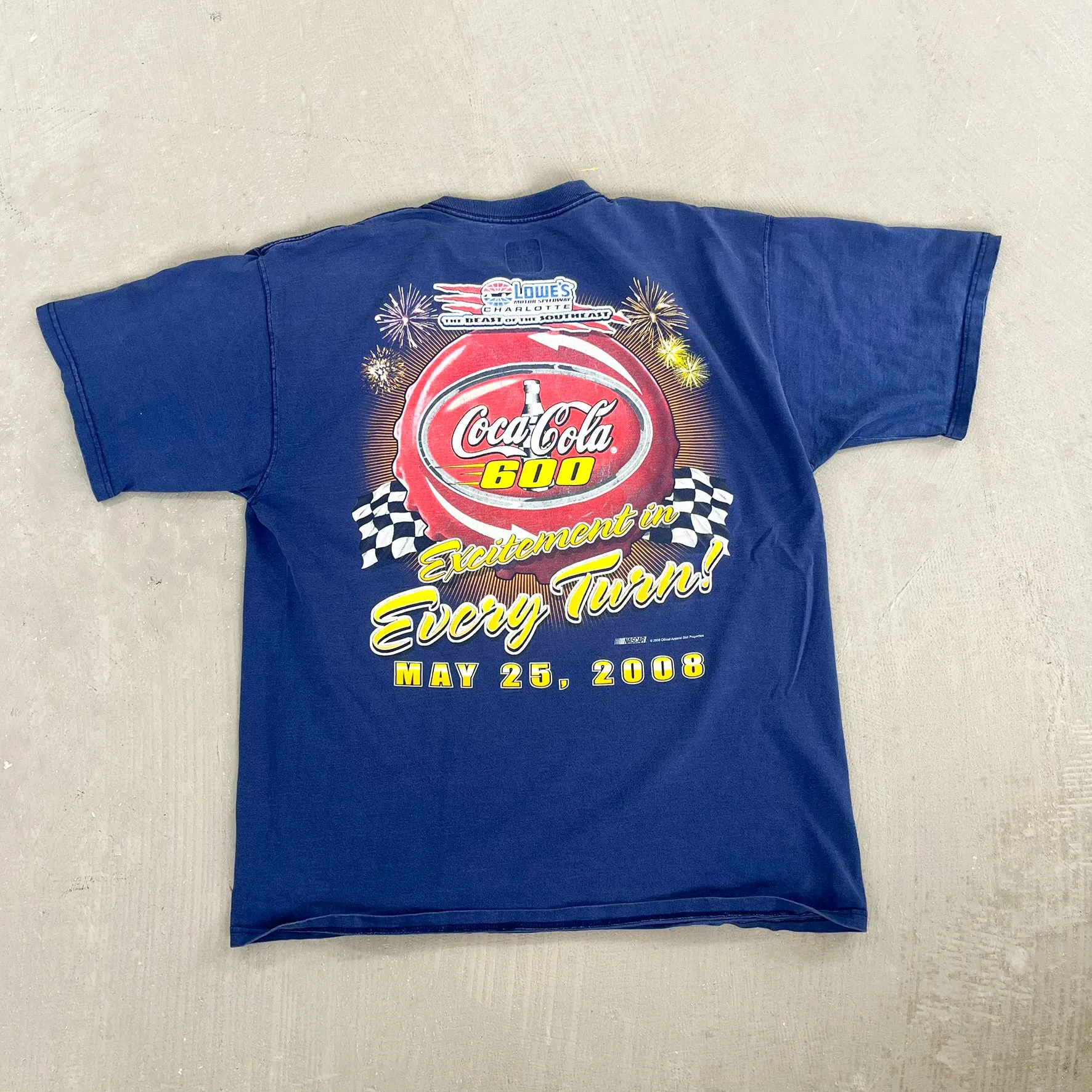 F- '08 Nascar Coca Cola 600 Graphic Tee sold by HG Vintage product image thumbnail 3