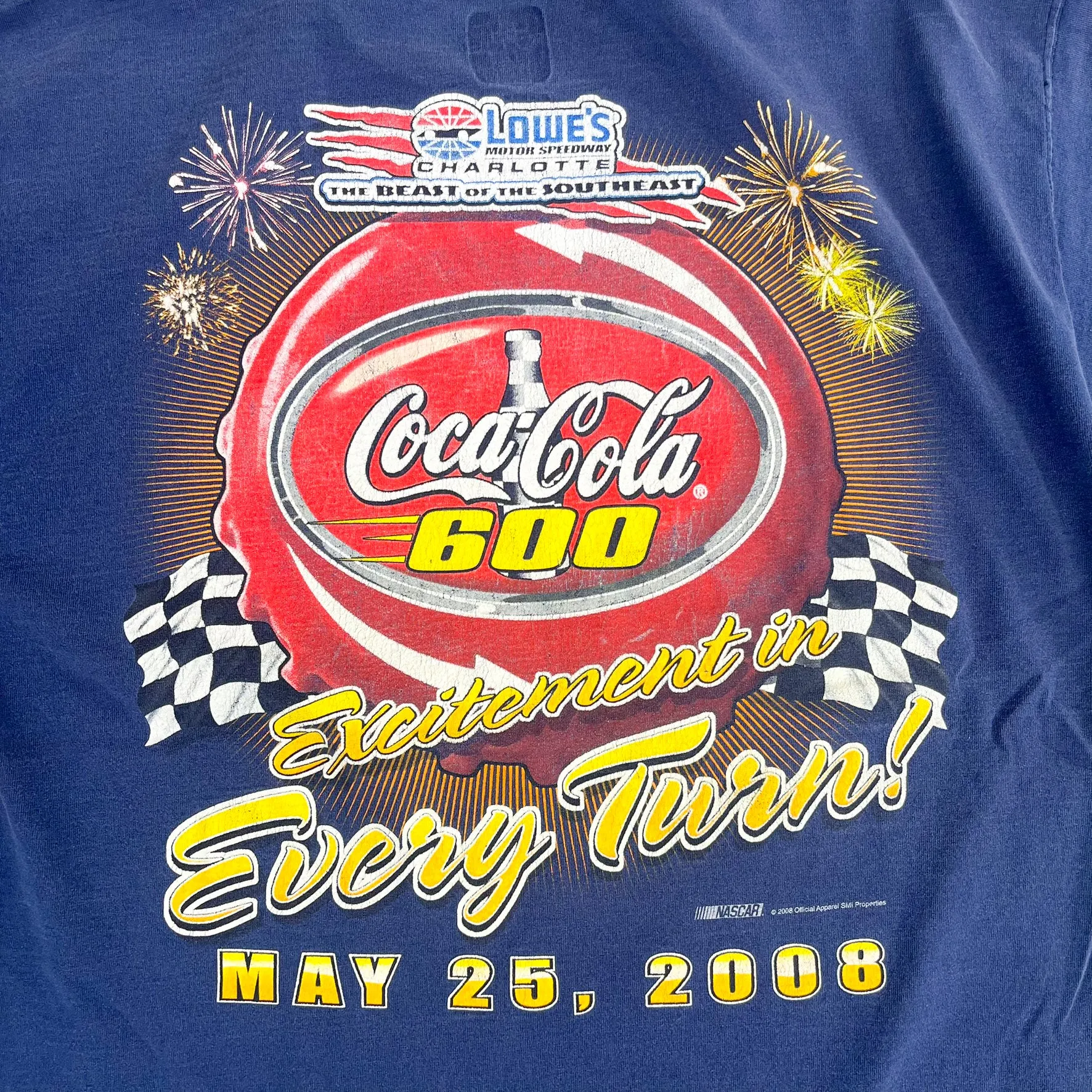 F- '08 Nascar Coca Cola 600 Graphic Tee sold by HG Vintage product image thumbnail 2